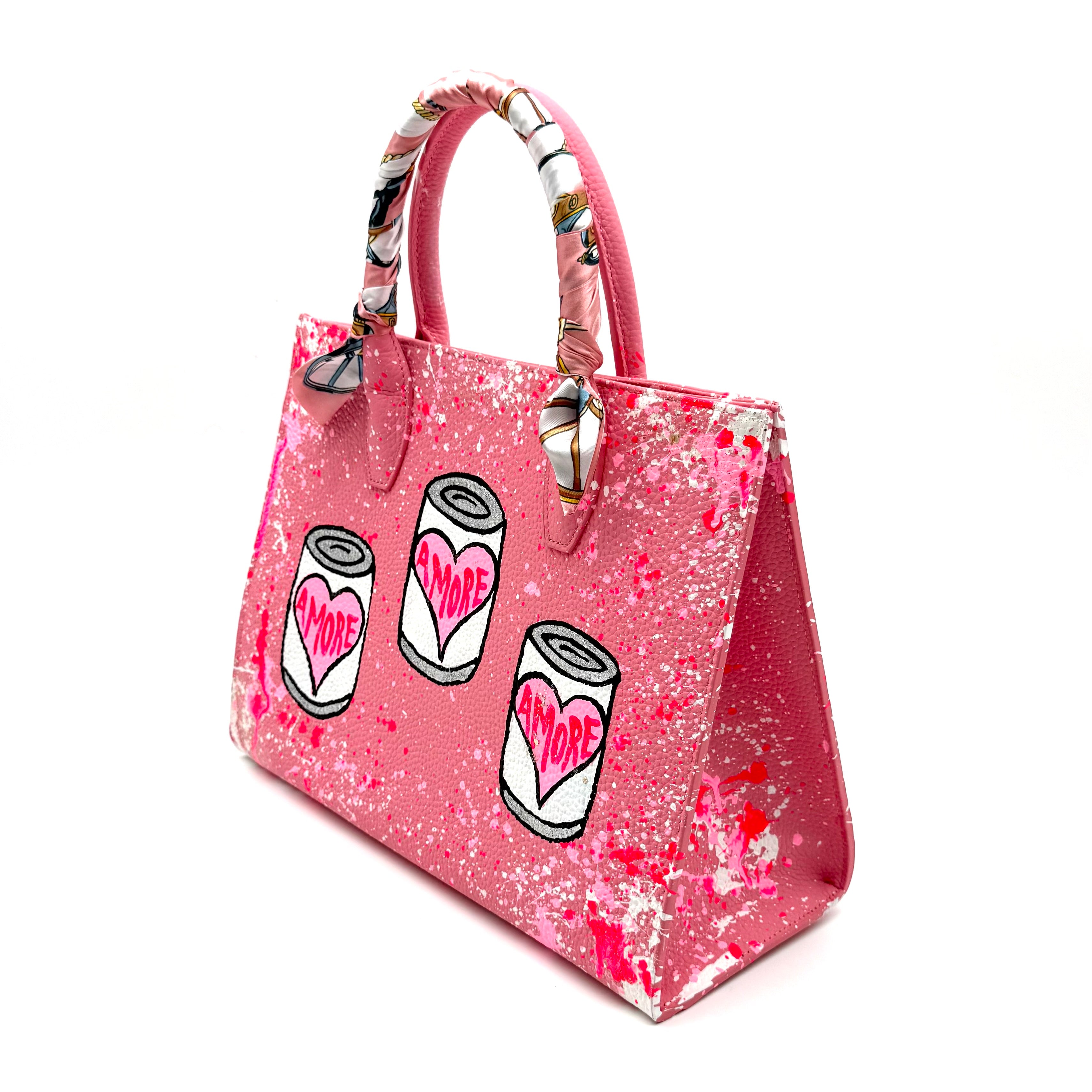 Anca Barbu Sophia Pink “Pop Art Amore Cans”