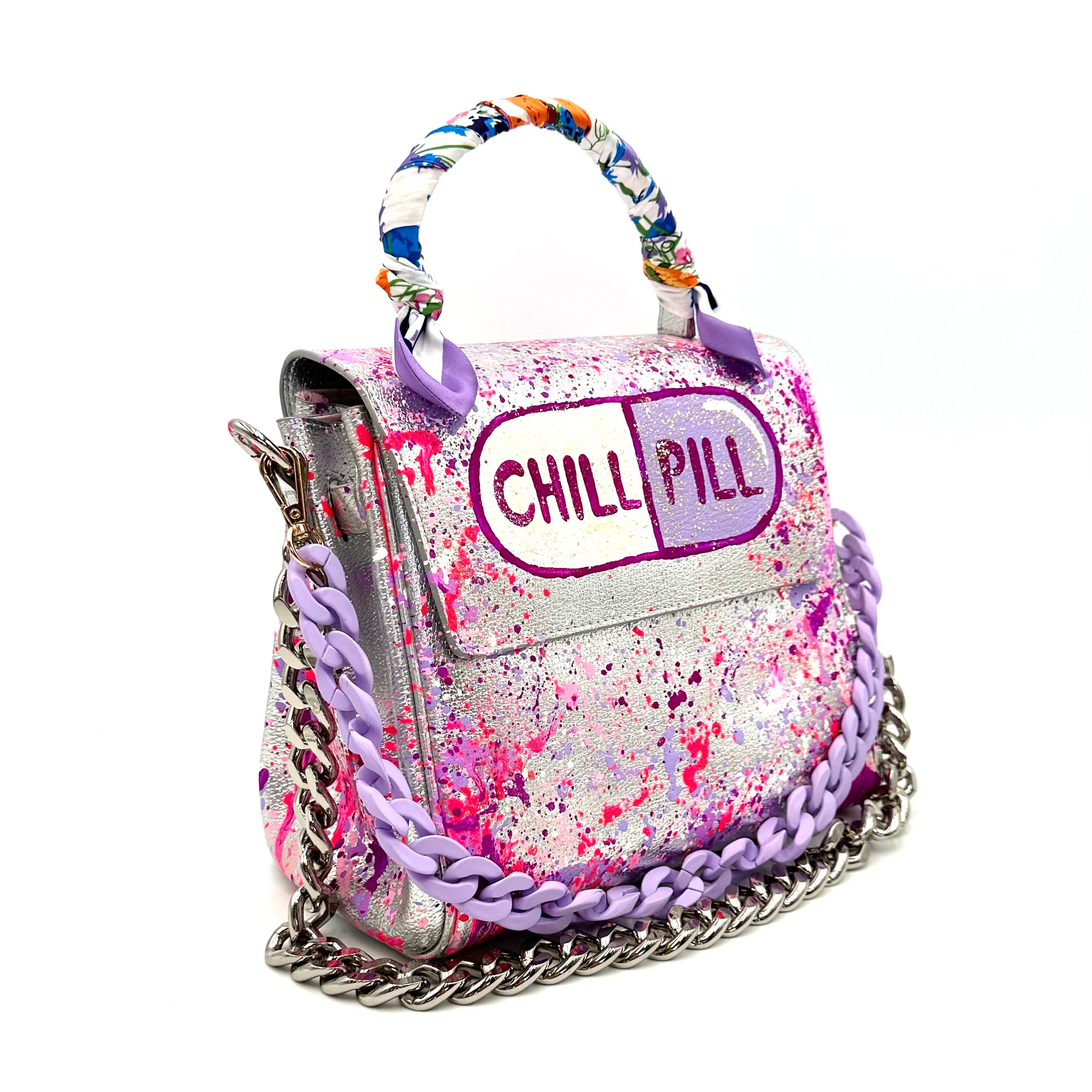 Anca Barbu Vicky Silver Bag, Chill Pill