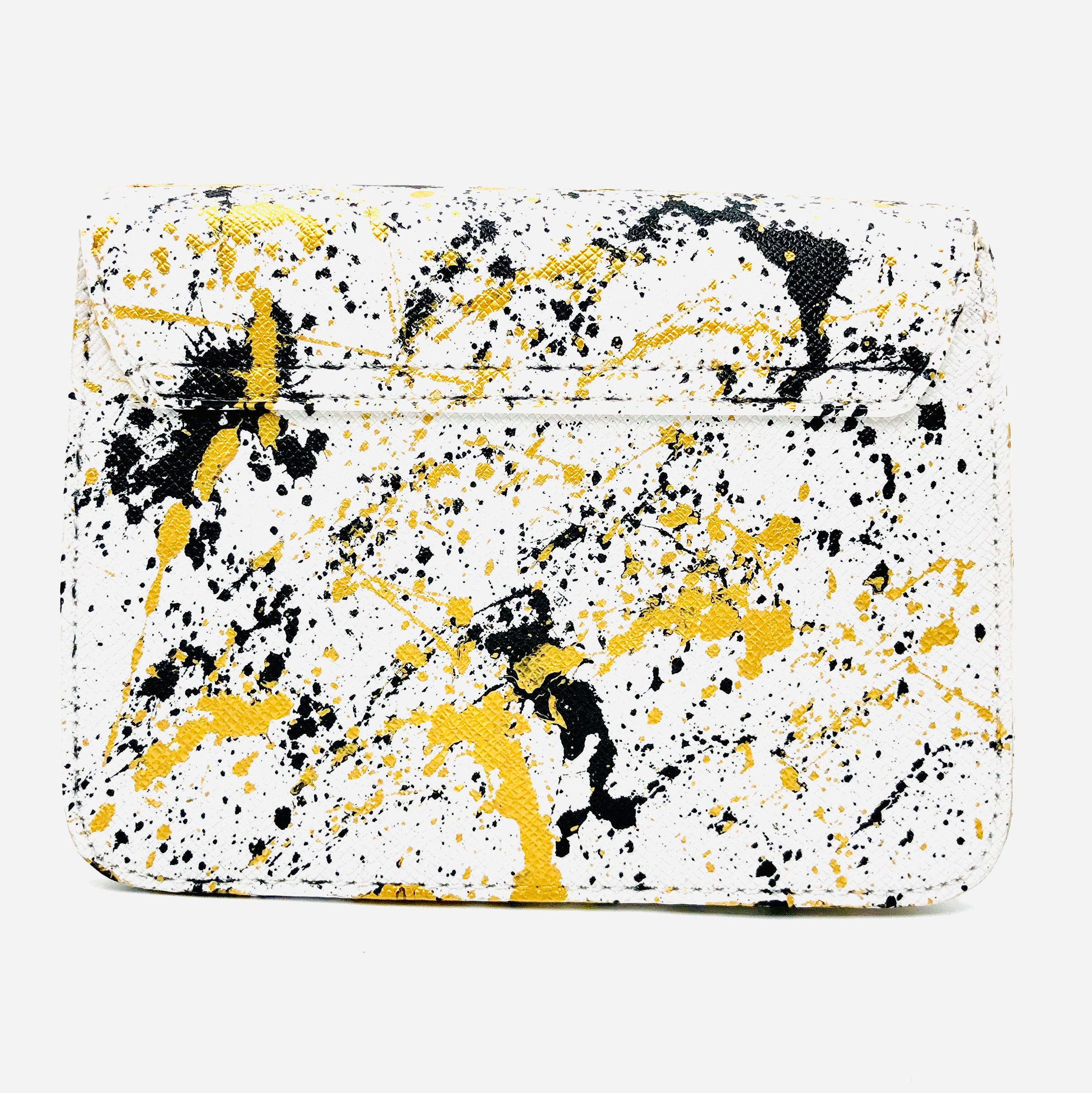 Anca Barbu Carolina White Metallic Splashes