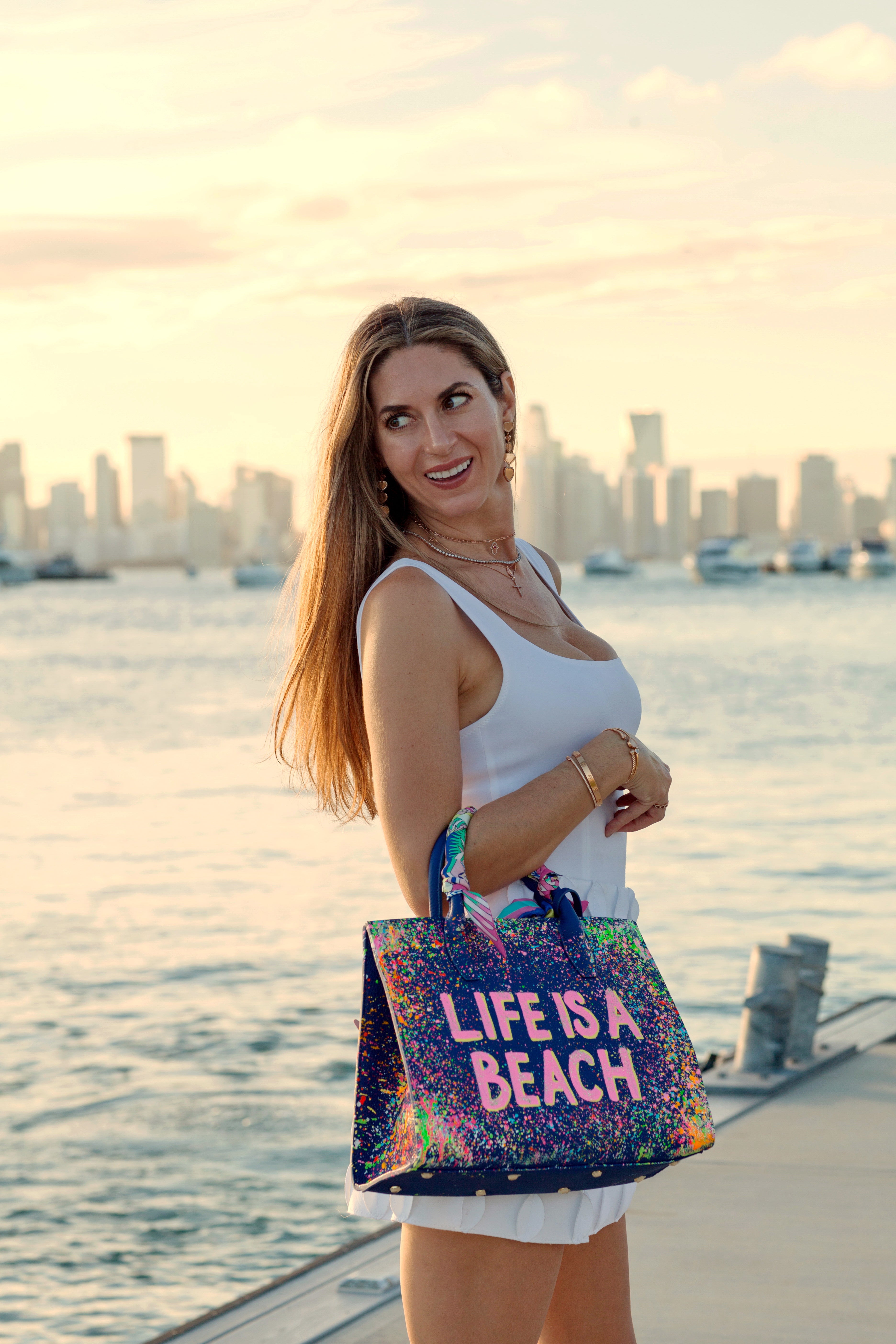 Anca Barbu Sophia Bag, Life is a Beach, Pastel