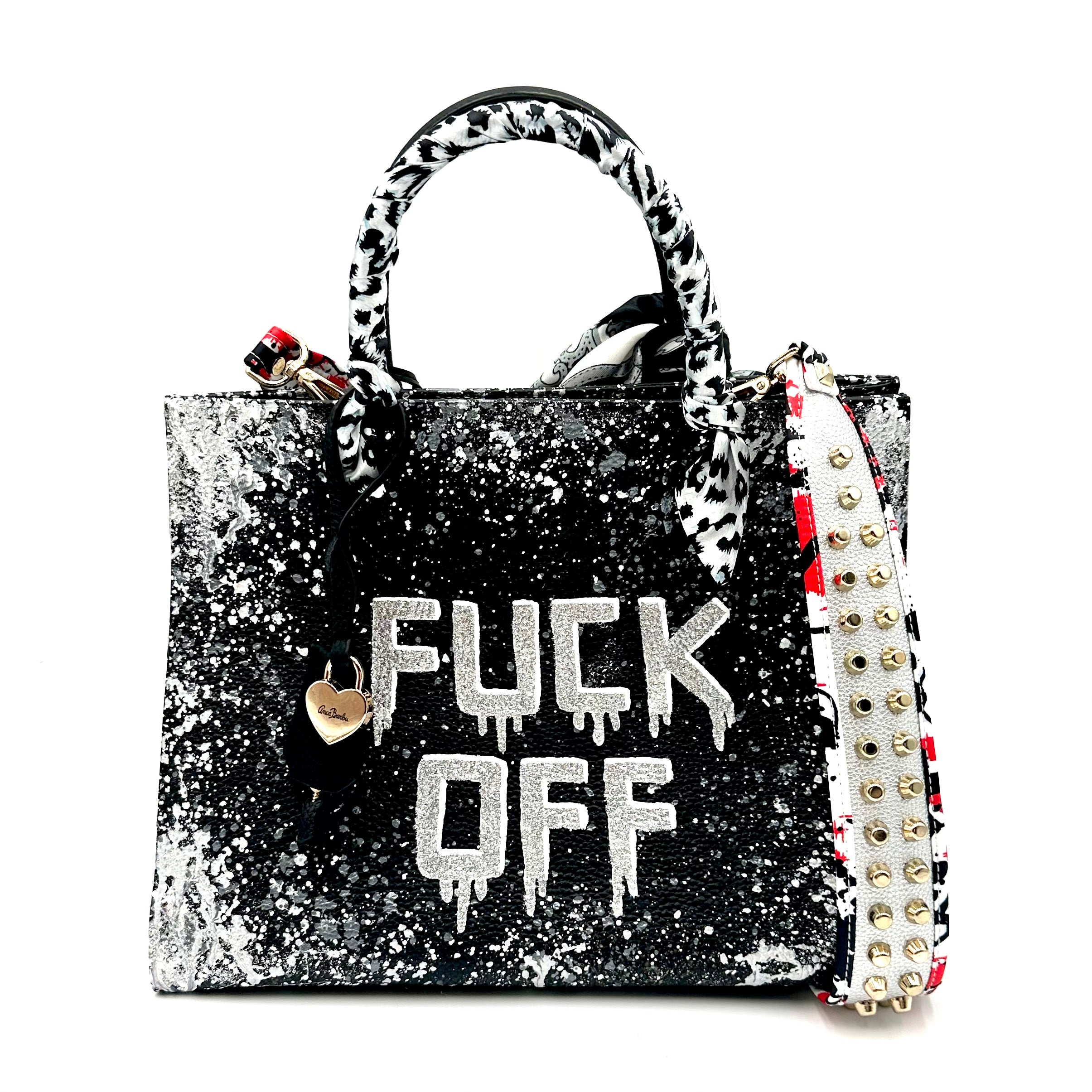 Anca Barbu Sophia Black Bag, F*** Off