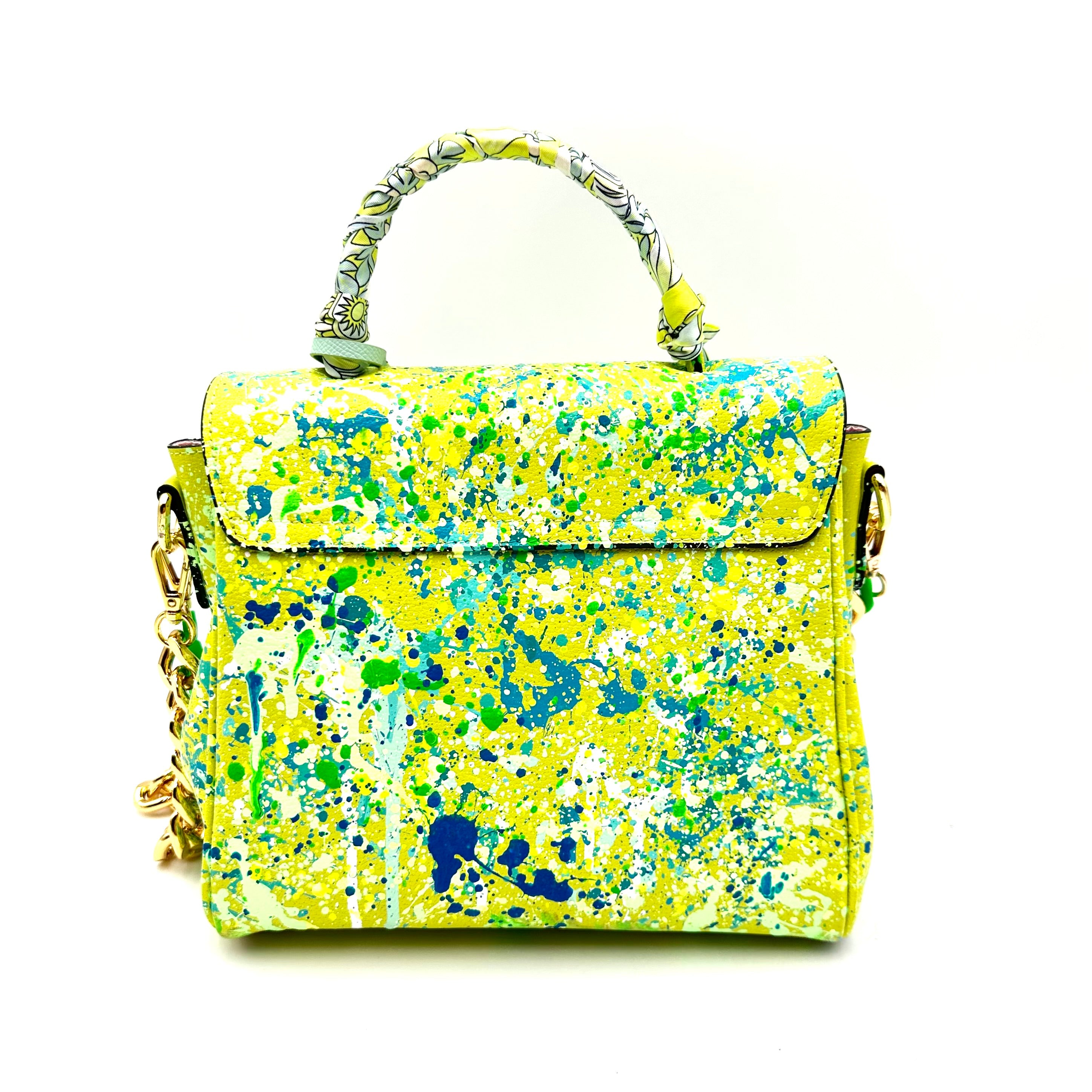 Anca Barbu Vicky Bag, Blue Macaw