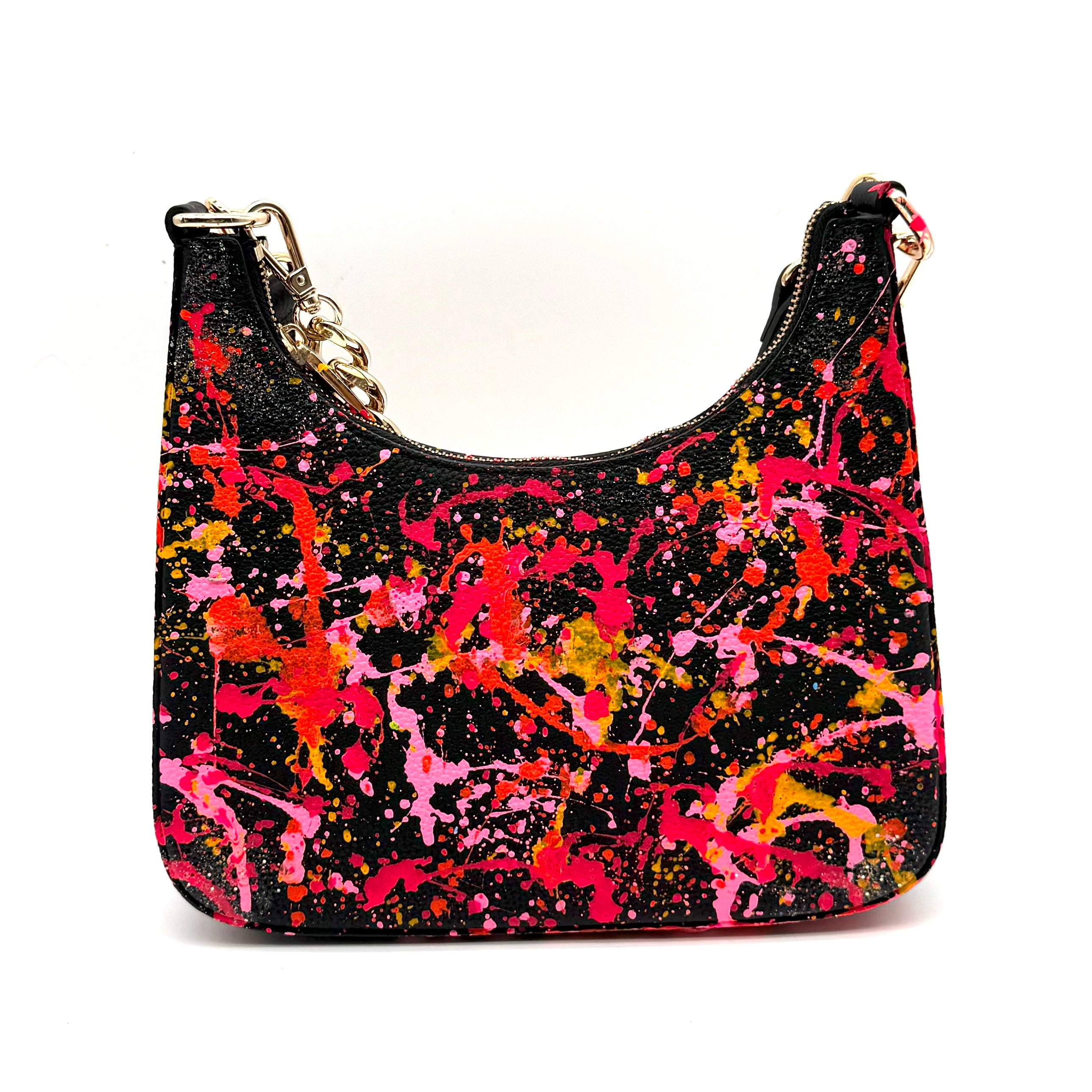Anca Barbu Mika Black “Pink Splashes”