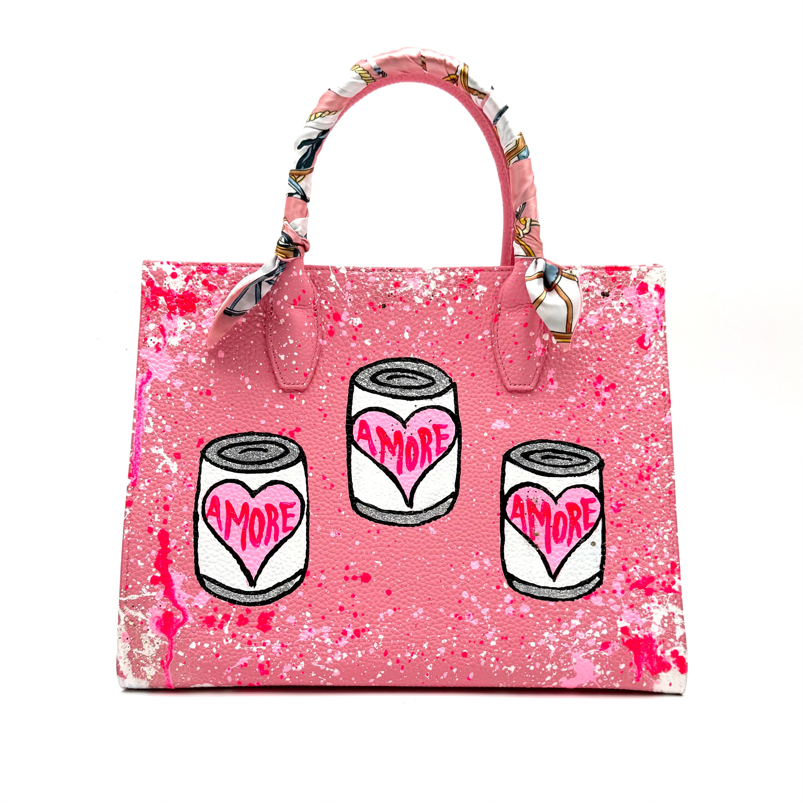 Anca Barbu Sophia Pink “Pop Art Amore Cans”