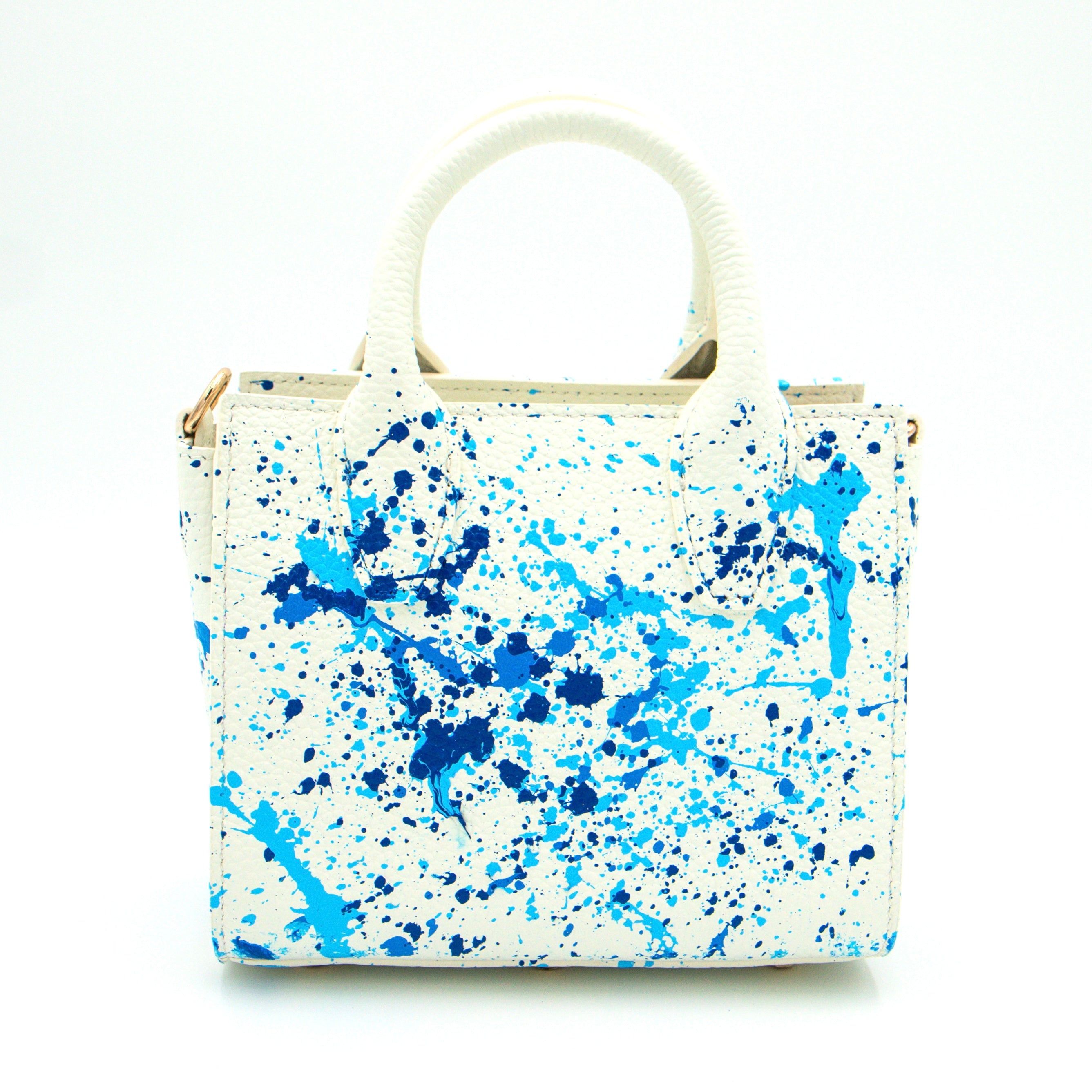 Anca Barbu Camila Bag, Blue Flowers