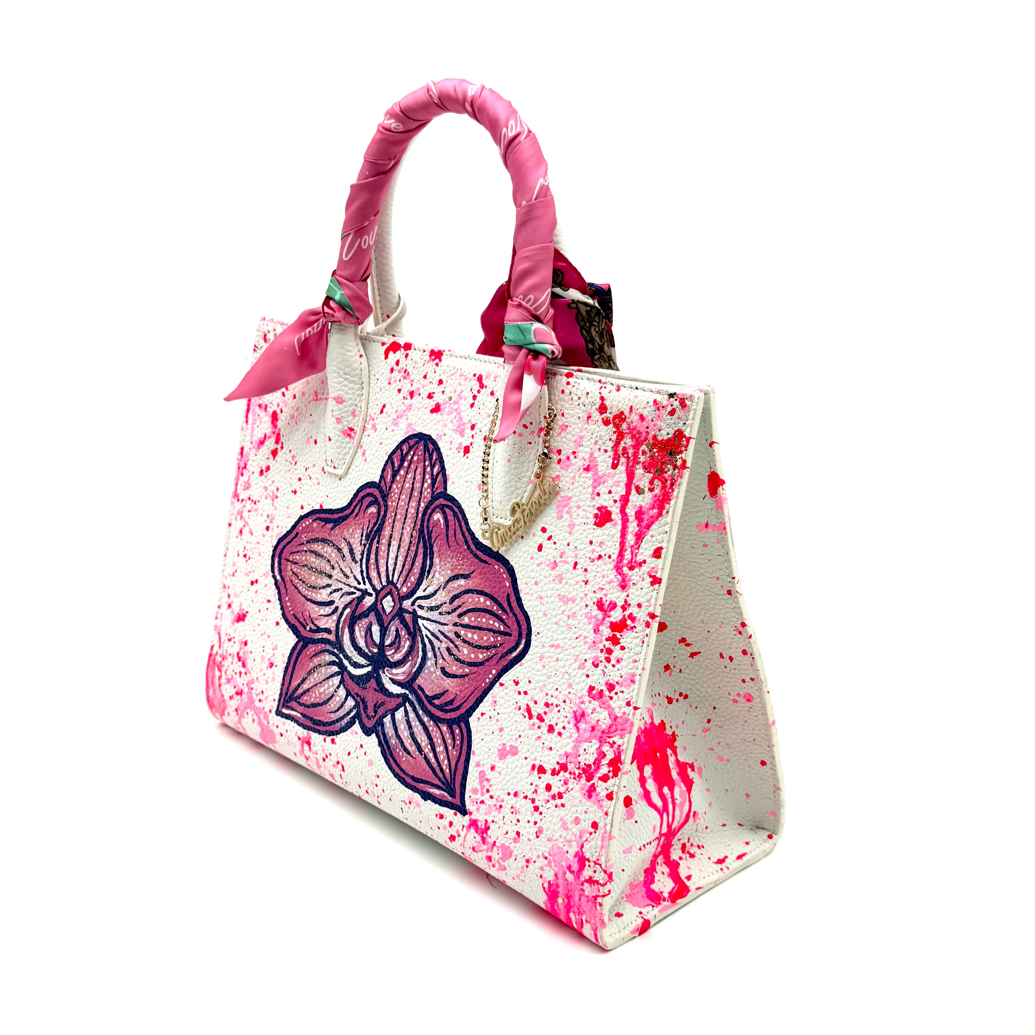 Anca Barbu Sophia White “Pink Orchid”