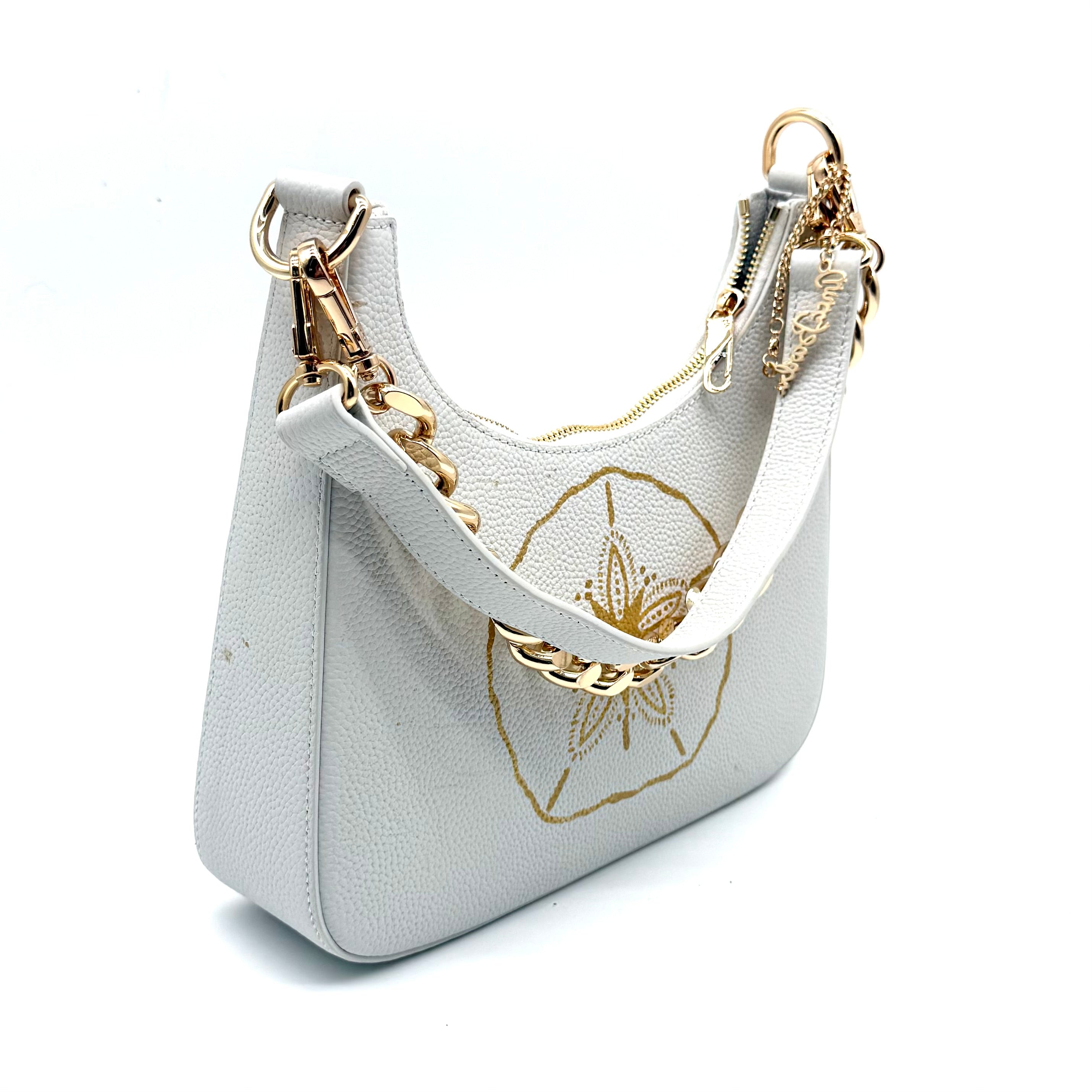 Anca Barbu Mika White “Gold Coral”