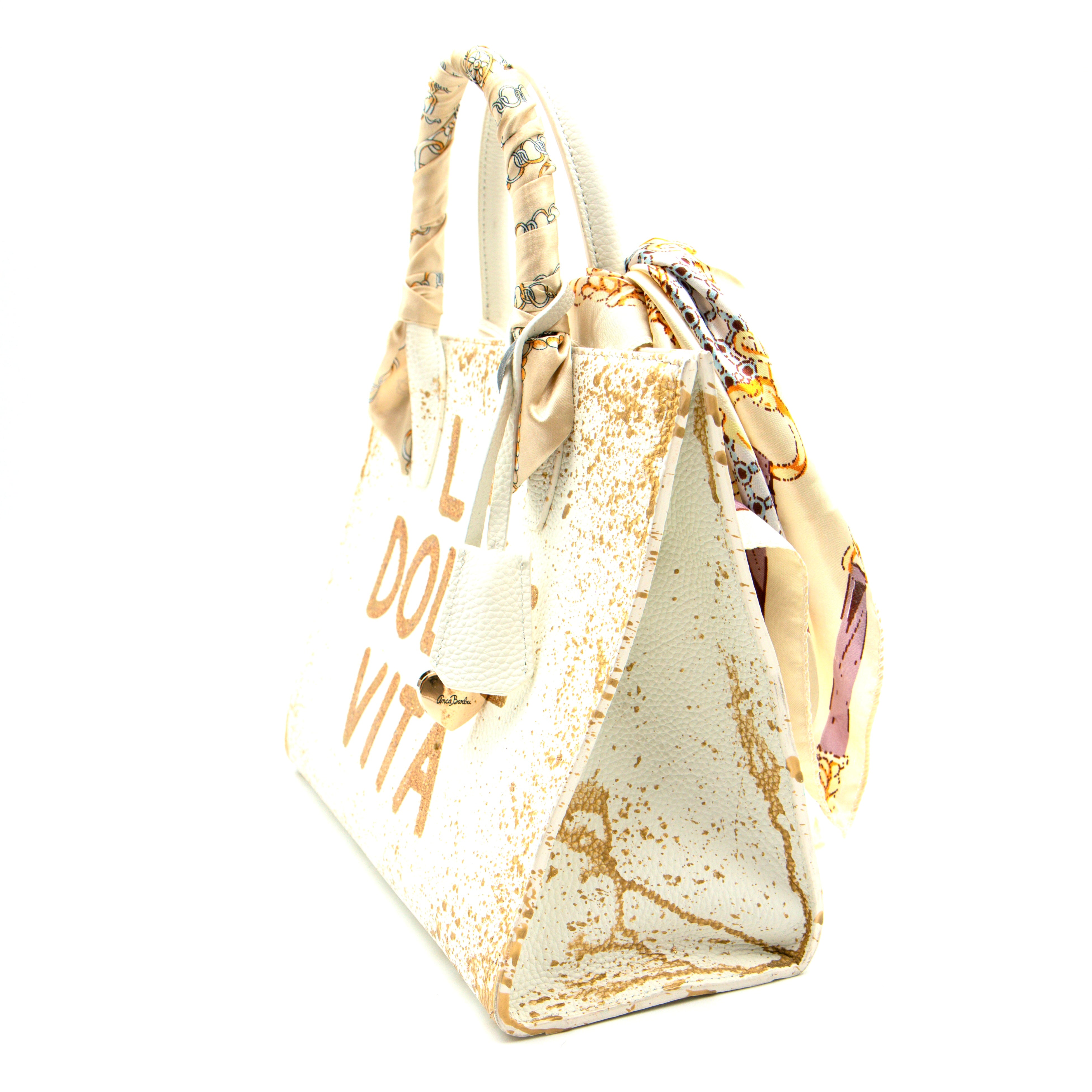 Anca Barbu Sophia Bag, La Dolce Vita, Gold