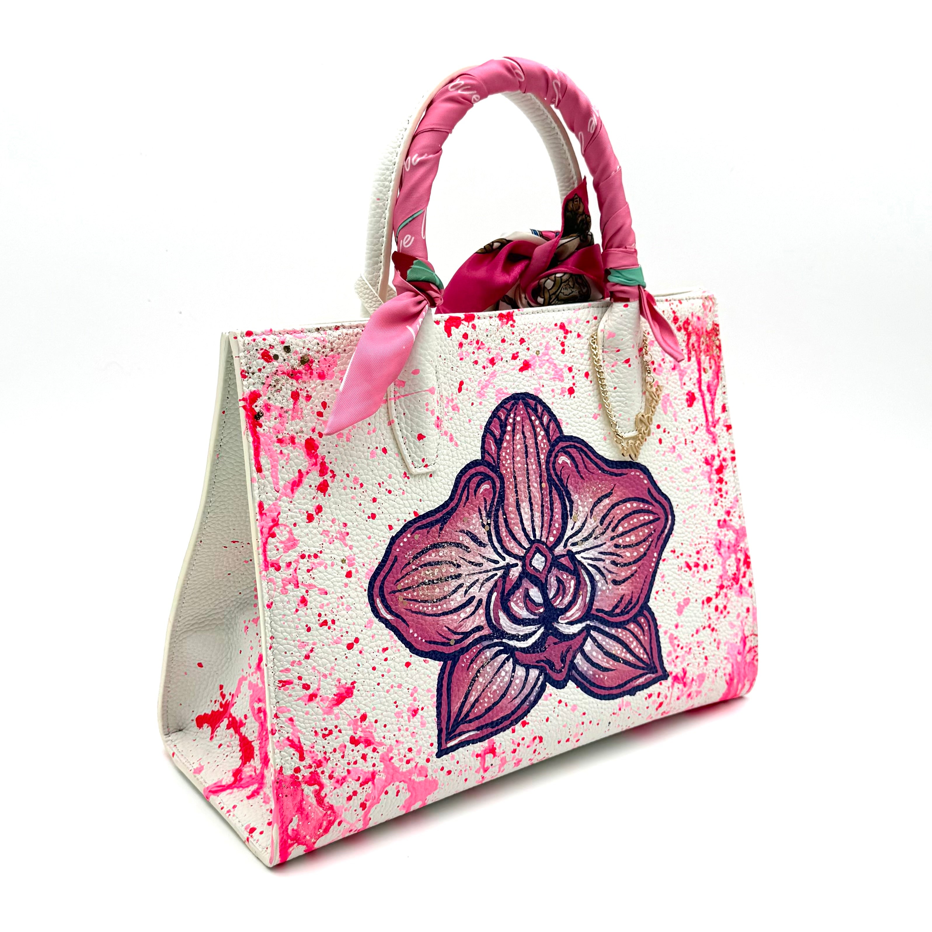 Anca Barbu Sophia White “Pink Orchid”