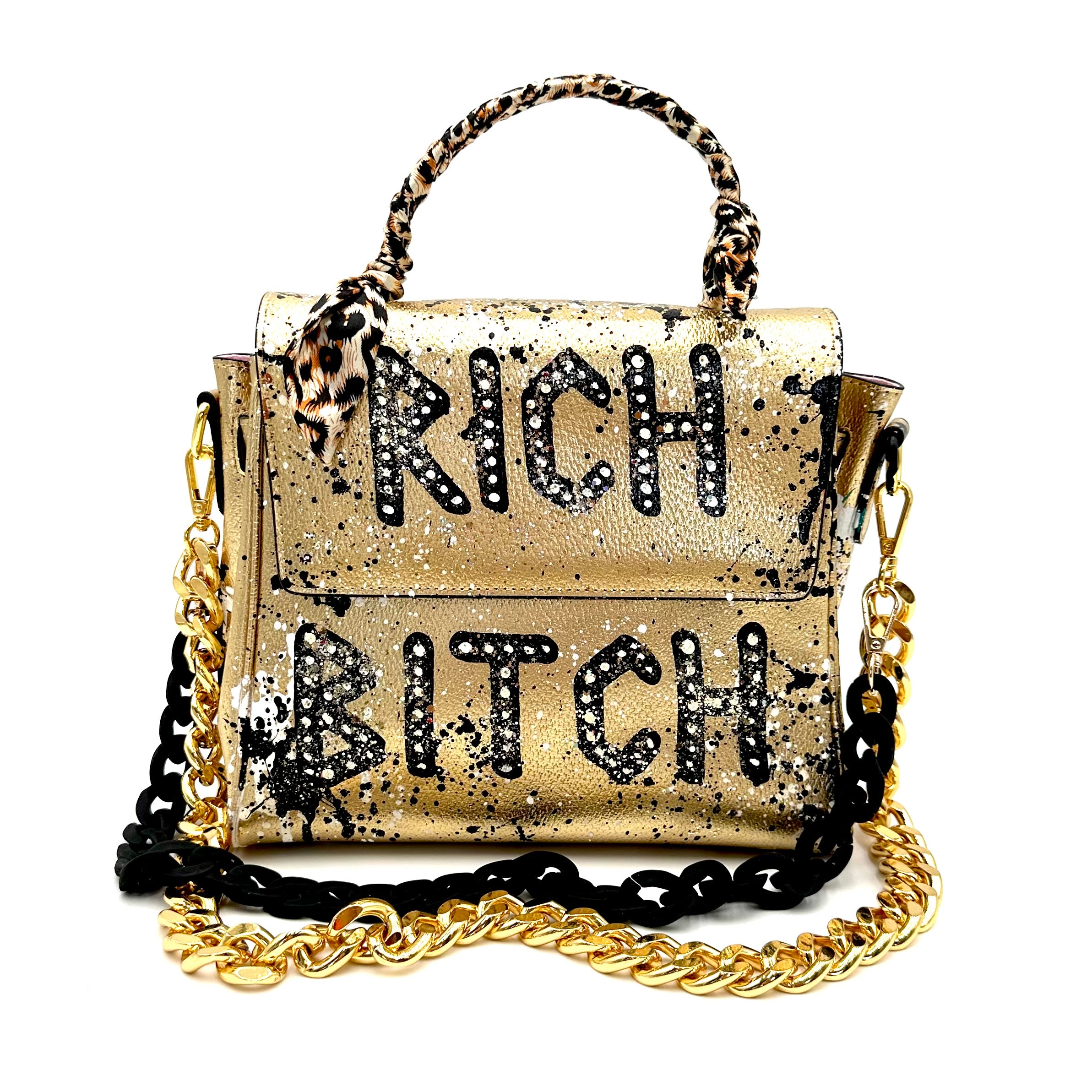 Anca Barbu Vicky Bag, Rich Bitch, Metallic