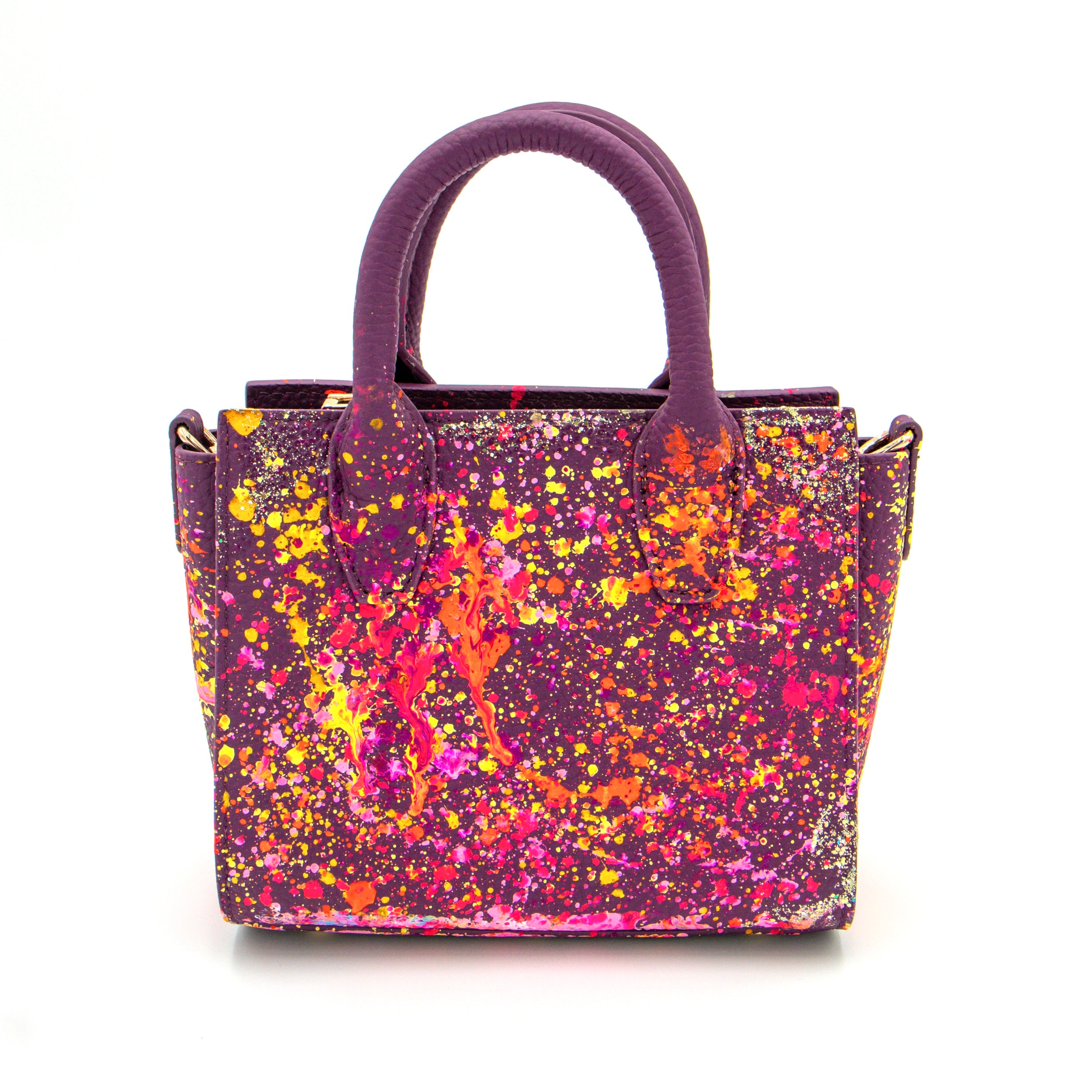 Anca Barbu Camila Bag, Splashes, Spring Pink