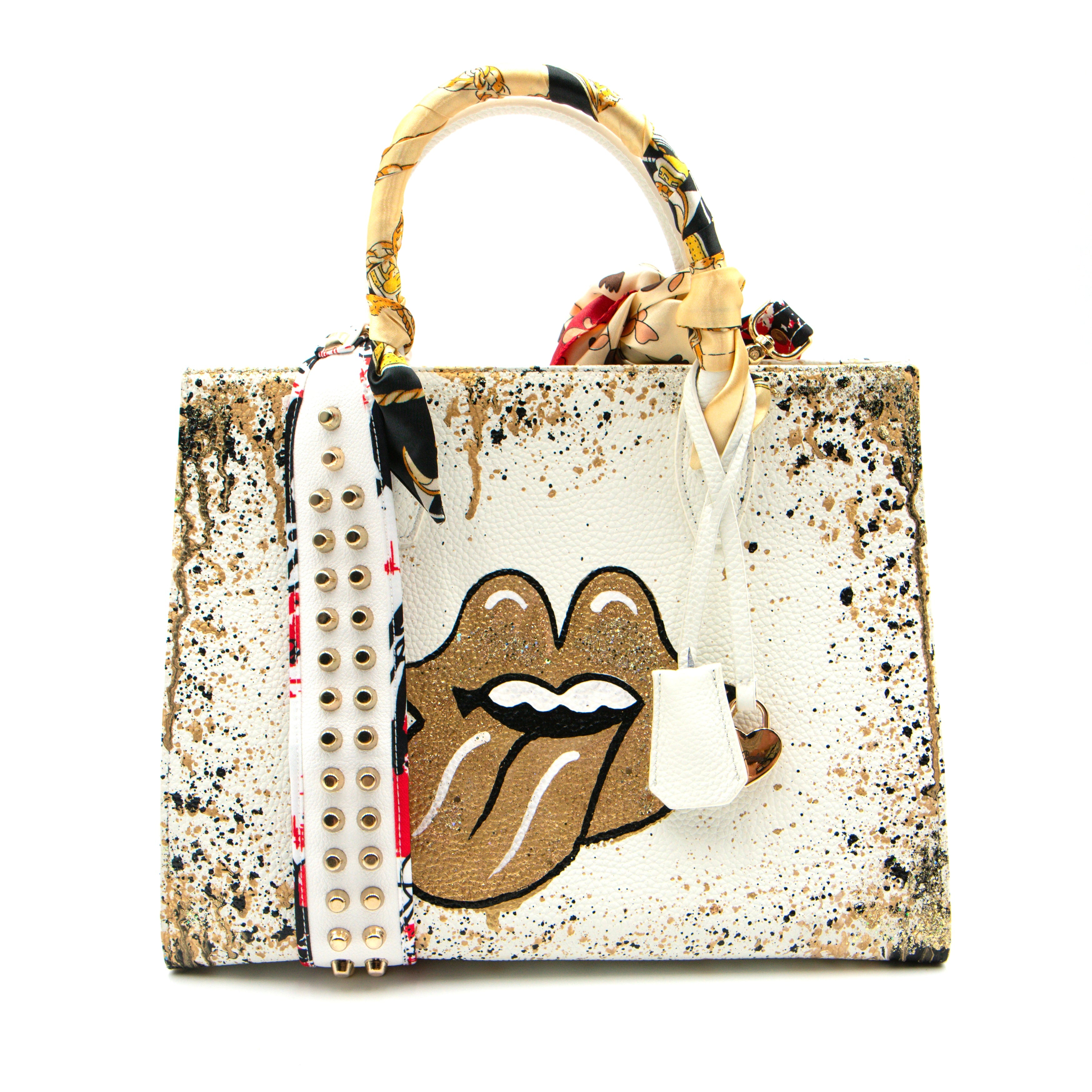 Anca Barbu Sophia Bag, Gold Tongue