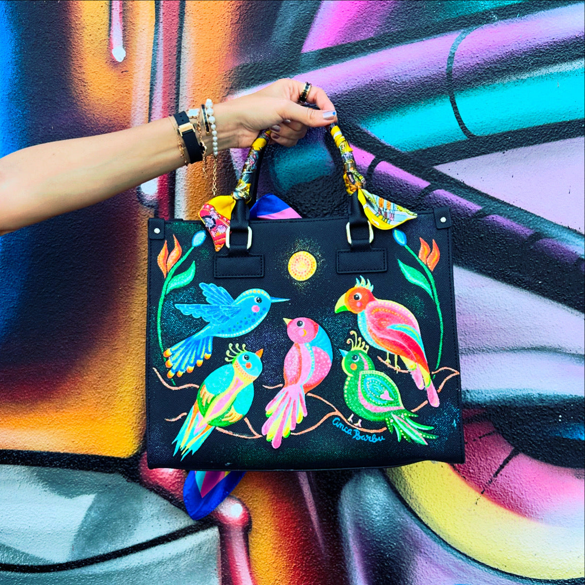 Anca Barbu Nicole Bag, Bird Party