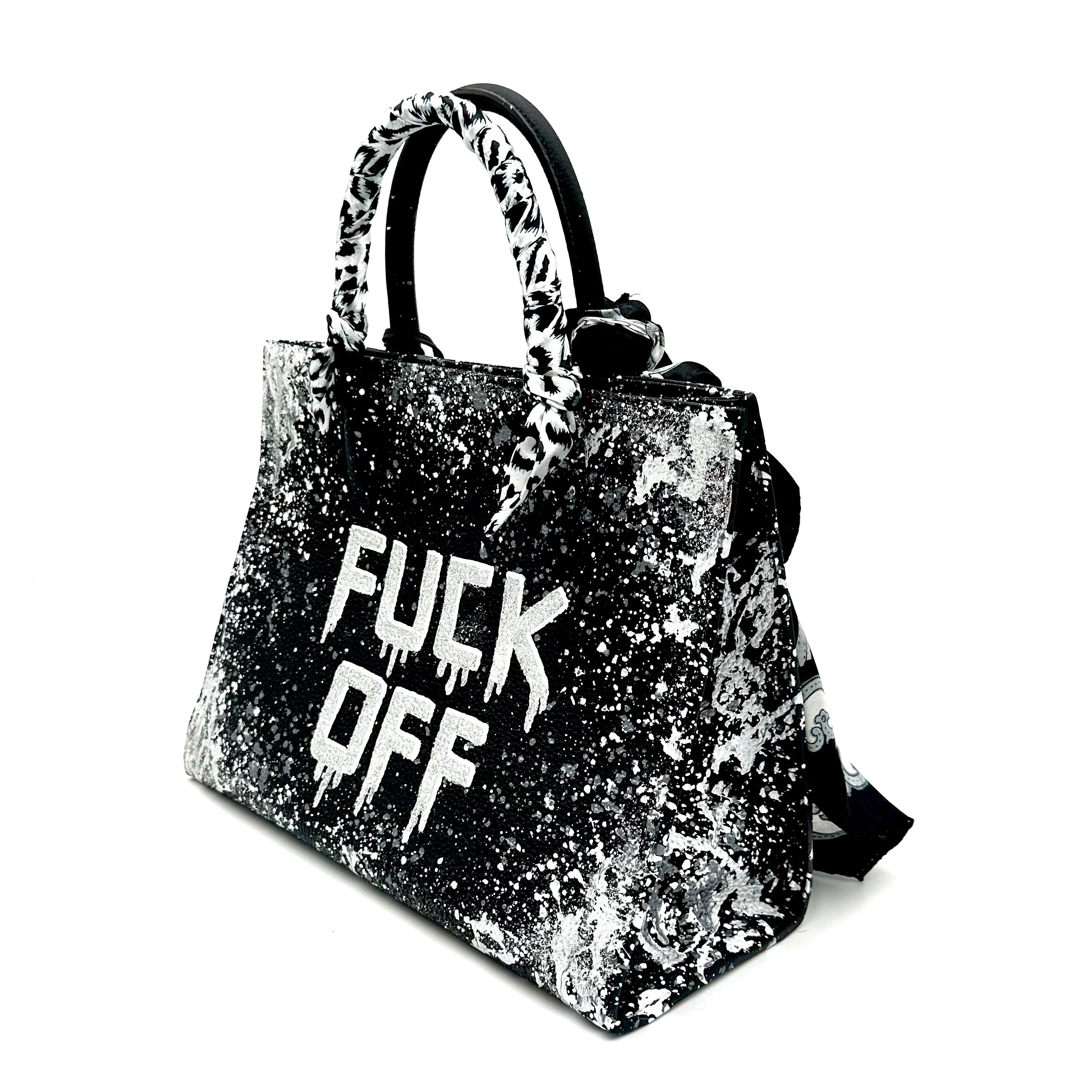 Anca Barbu Sophia Black Bag, F*** Off