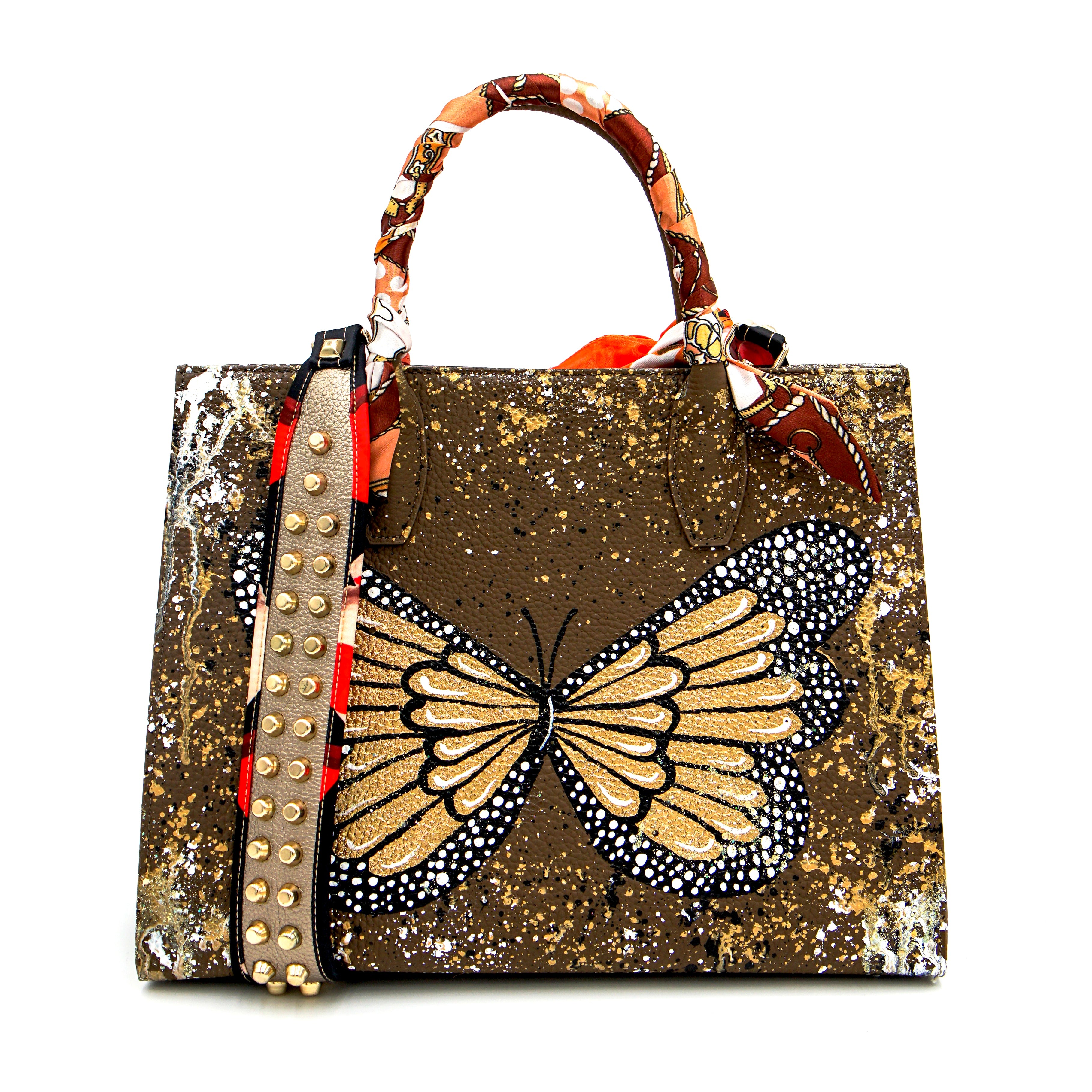 Anca Barbu Sophia Bag, Butterfly, Gold