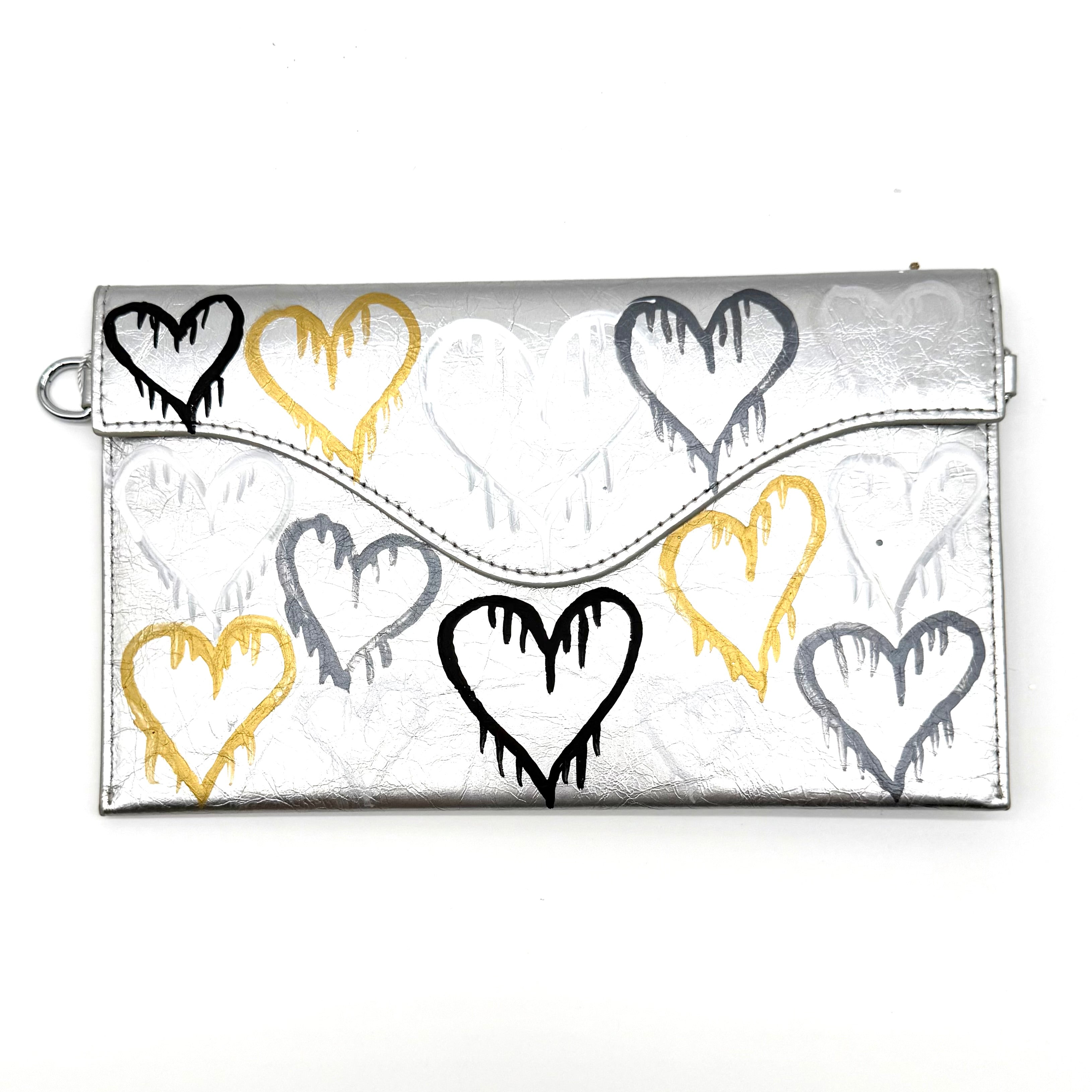 Anca Barbu Sabrina Silver “Metallic Grafitti Hearts”