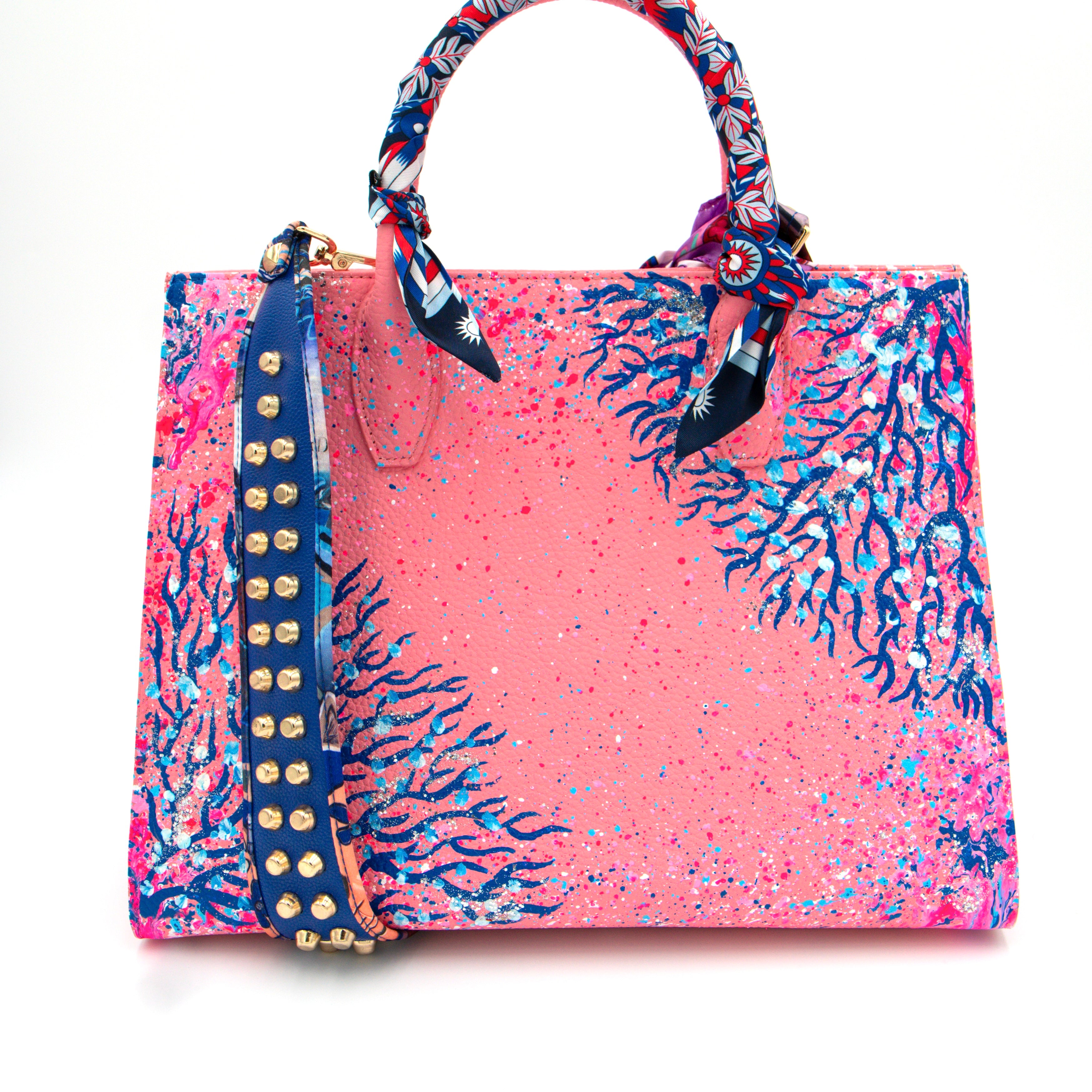 Anca Barbu Sophia Bag, Coral Reef, Blue