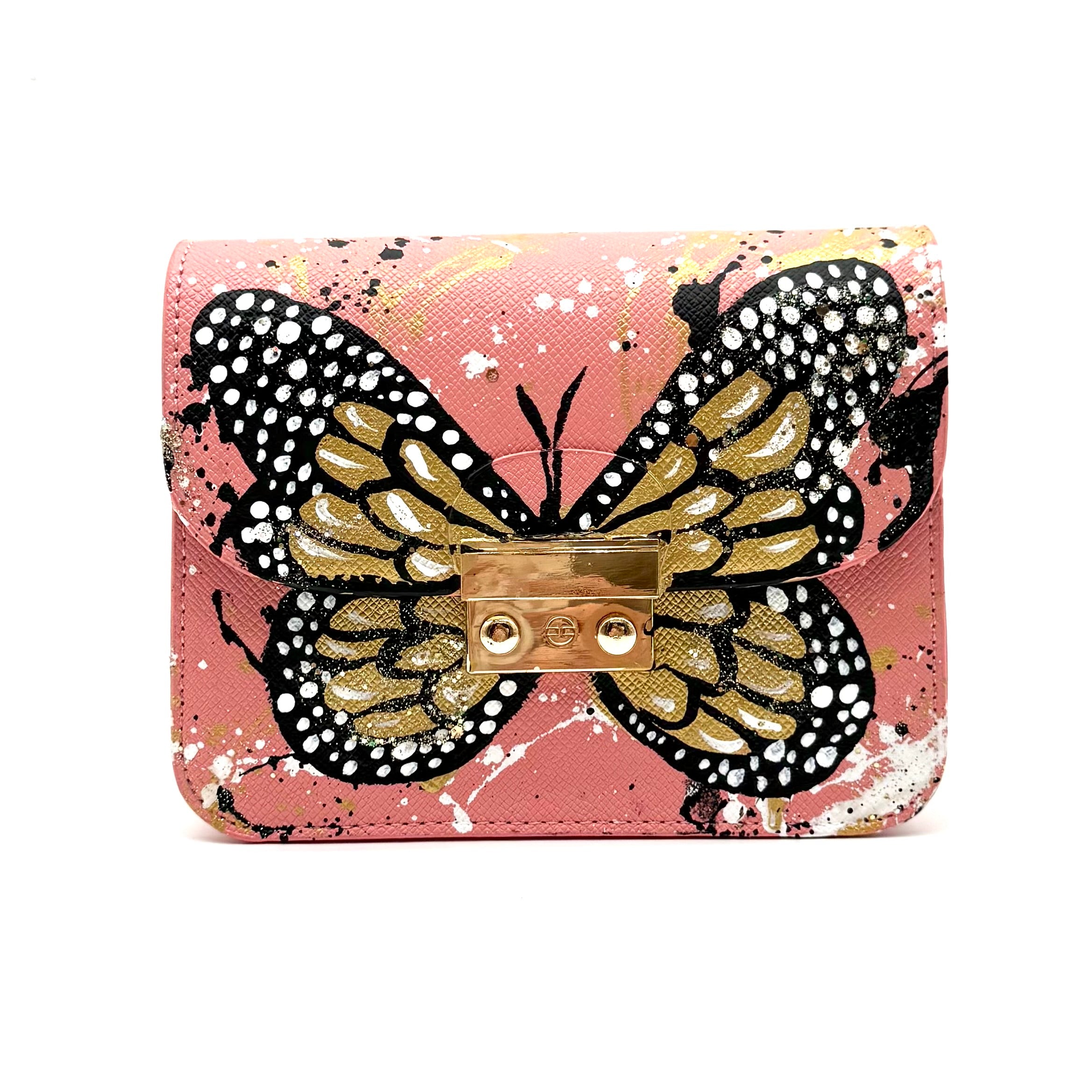 Anca Barbu Carolina Bag, Butterfly, Gold