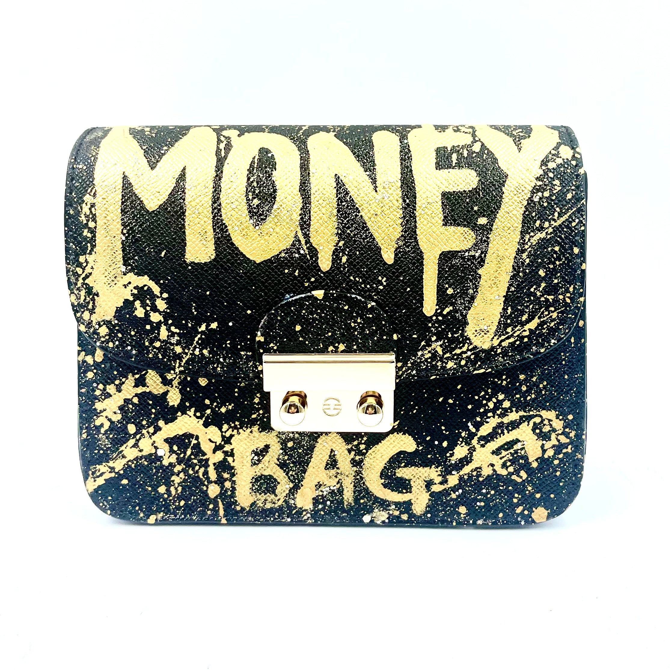 Anca Barbu Carolina Black Money Bag