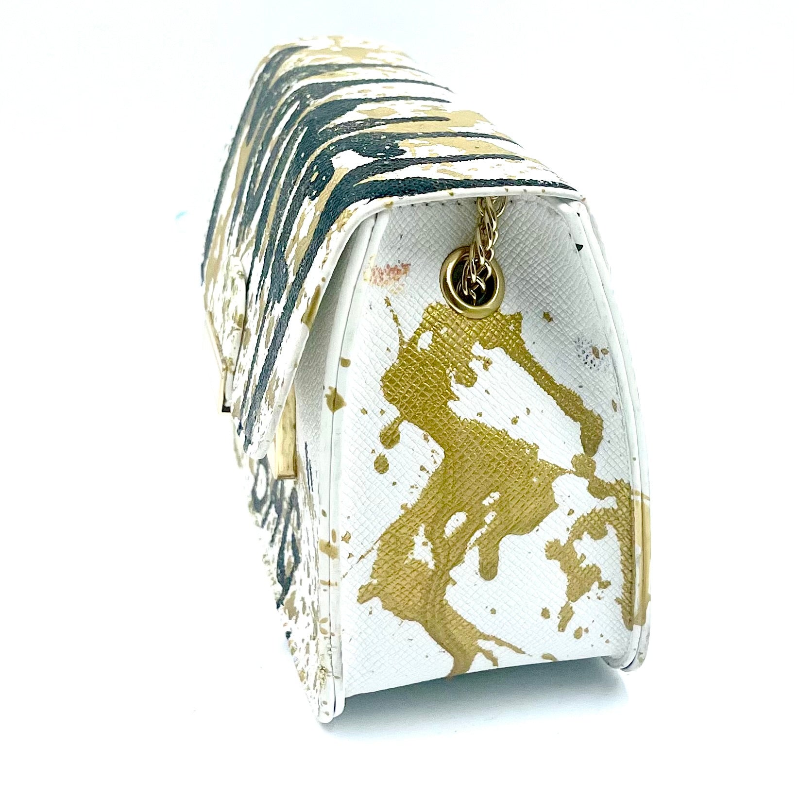 Anca Barbu Carolina White Money Bag (Black)