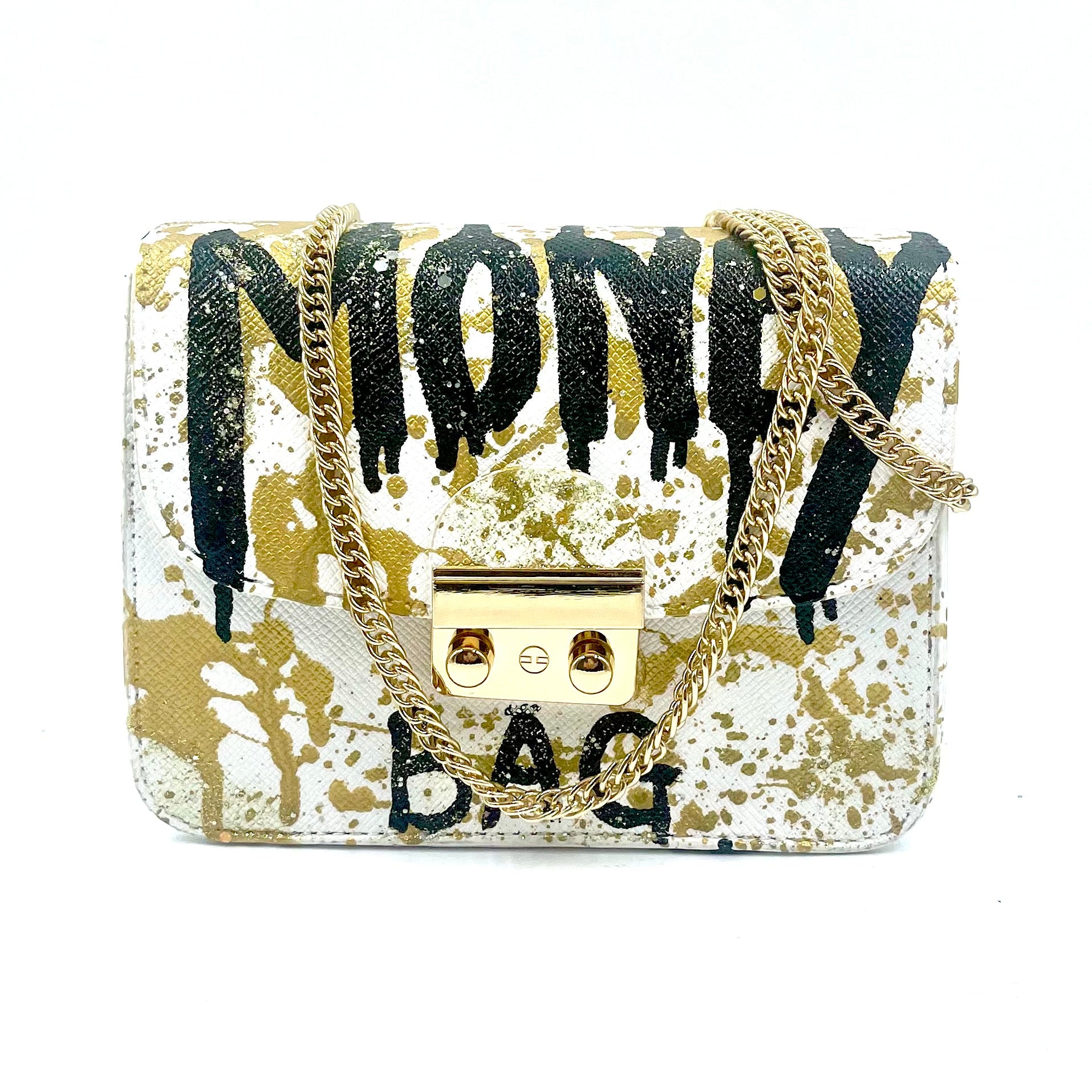 Anca Barbu Carolina White Money Bag (Black)