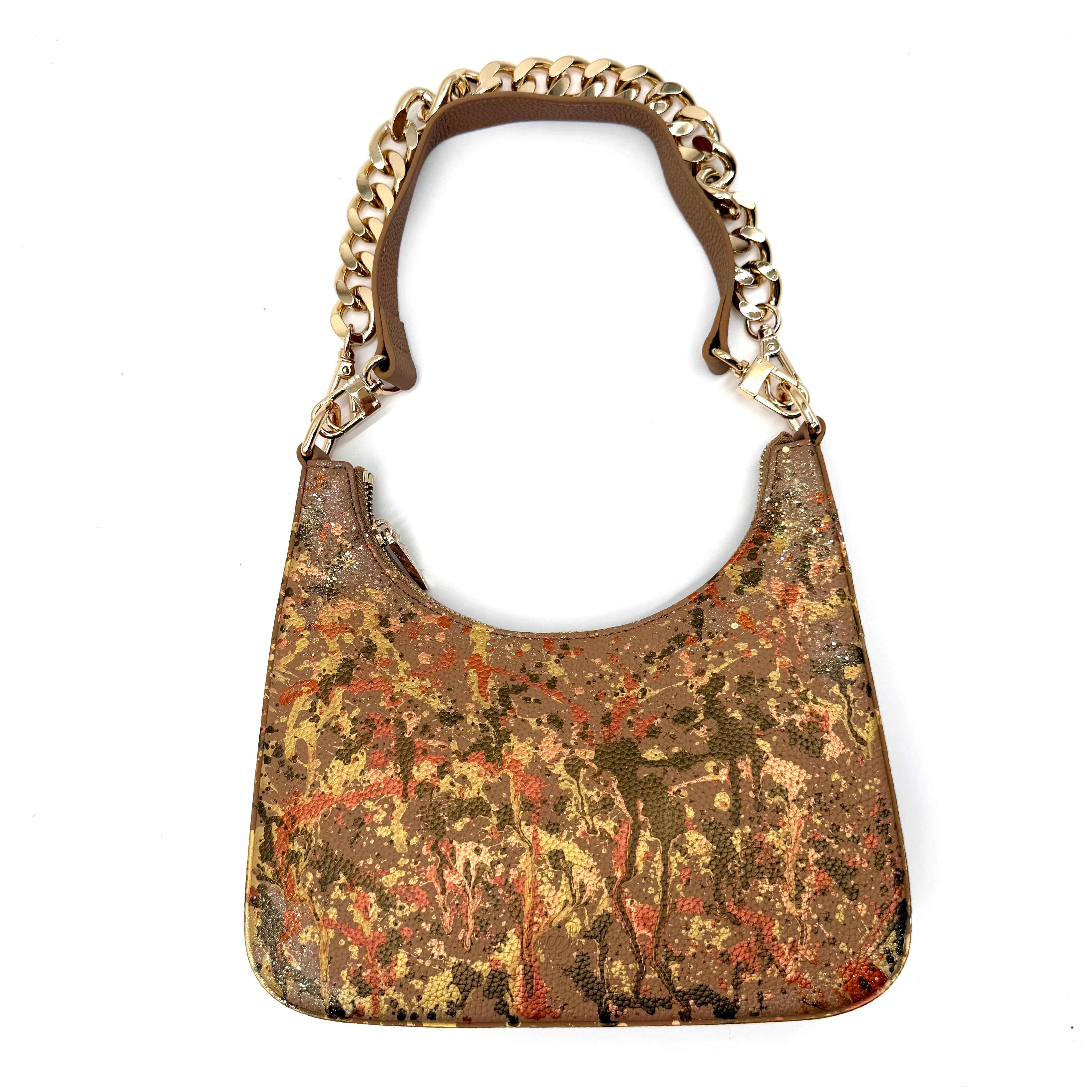 Anca Barbu Mika taupe “Fall Splashes”