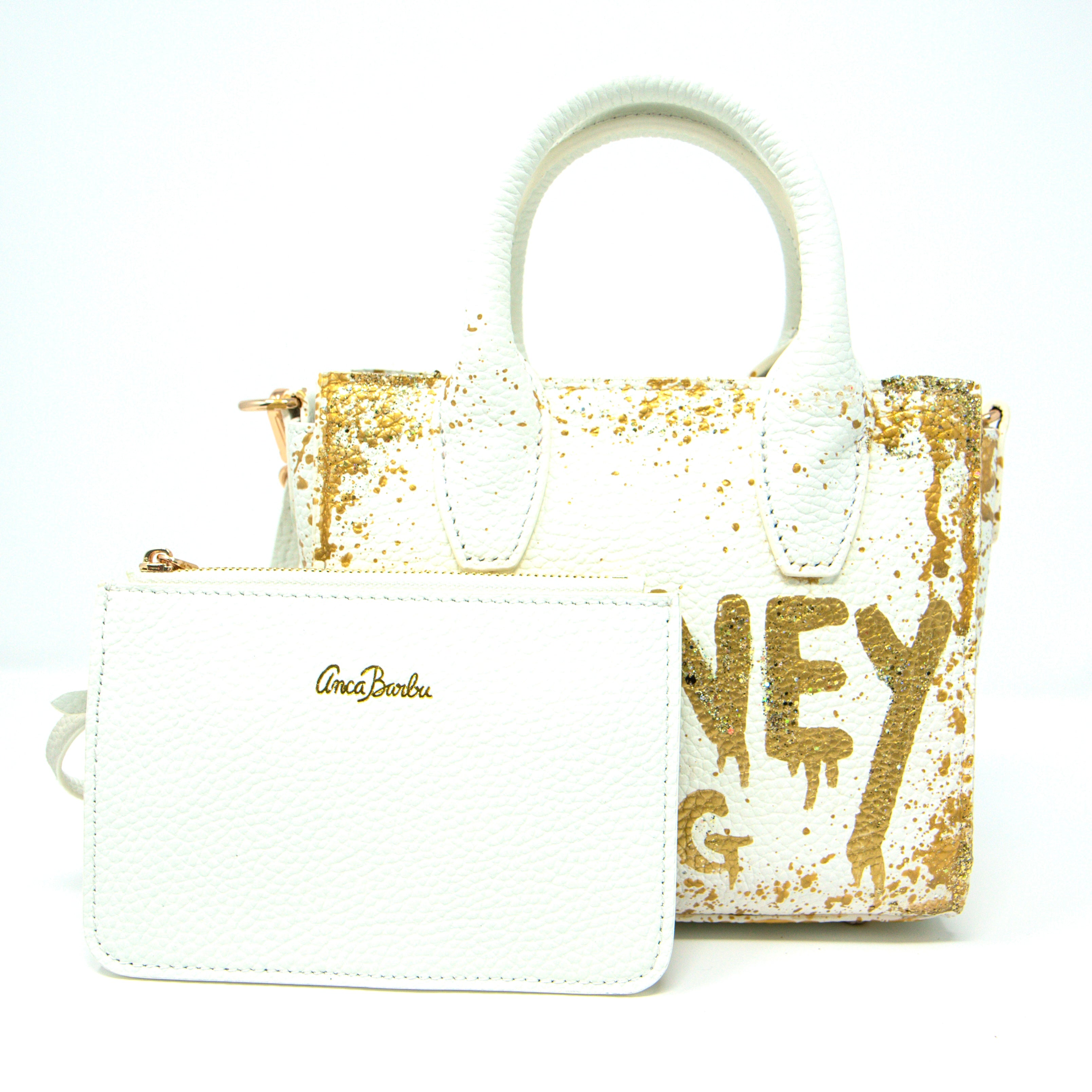 Anca Barbu Camila Bag, Money Bag, Gold
