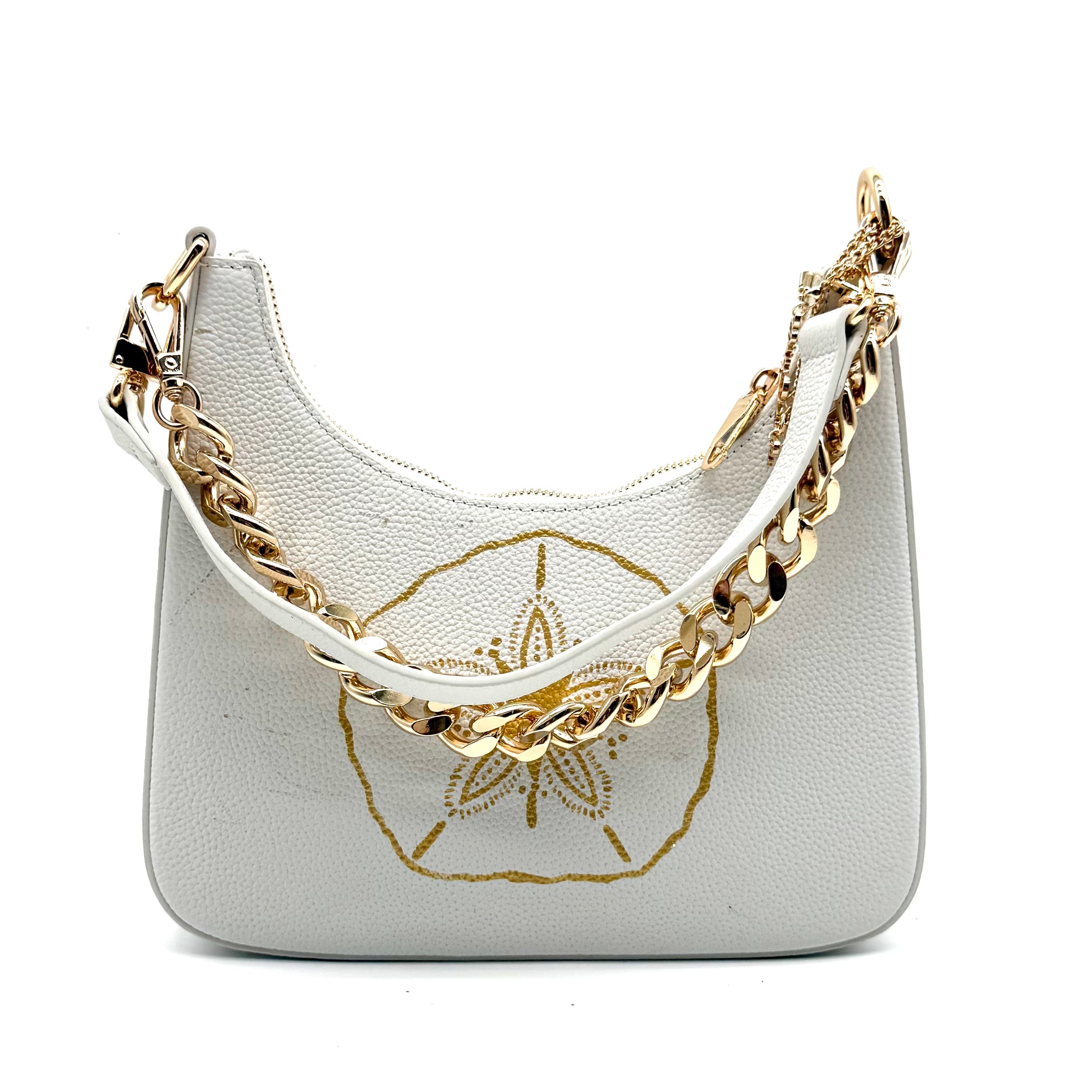 Anca Barbu Mika White “Gold Coral”