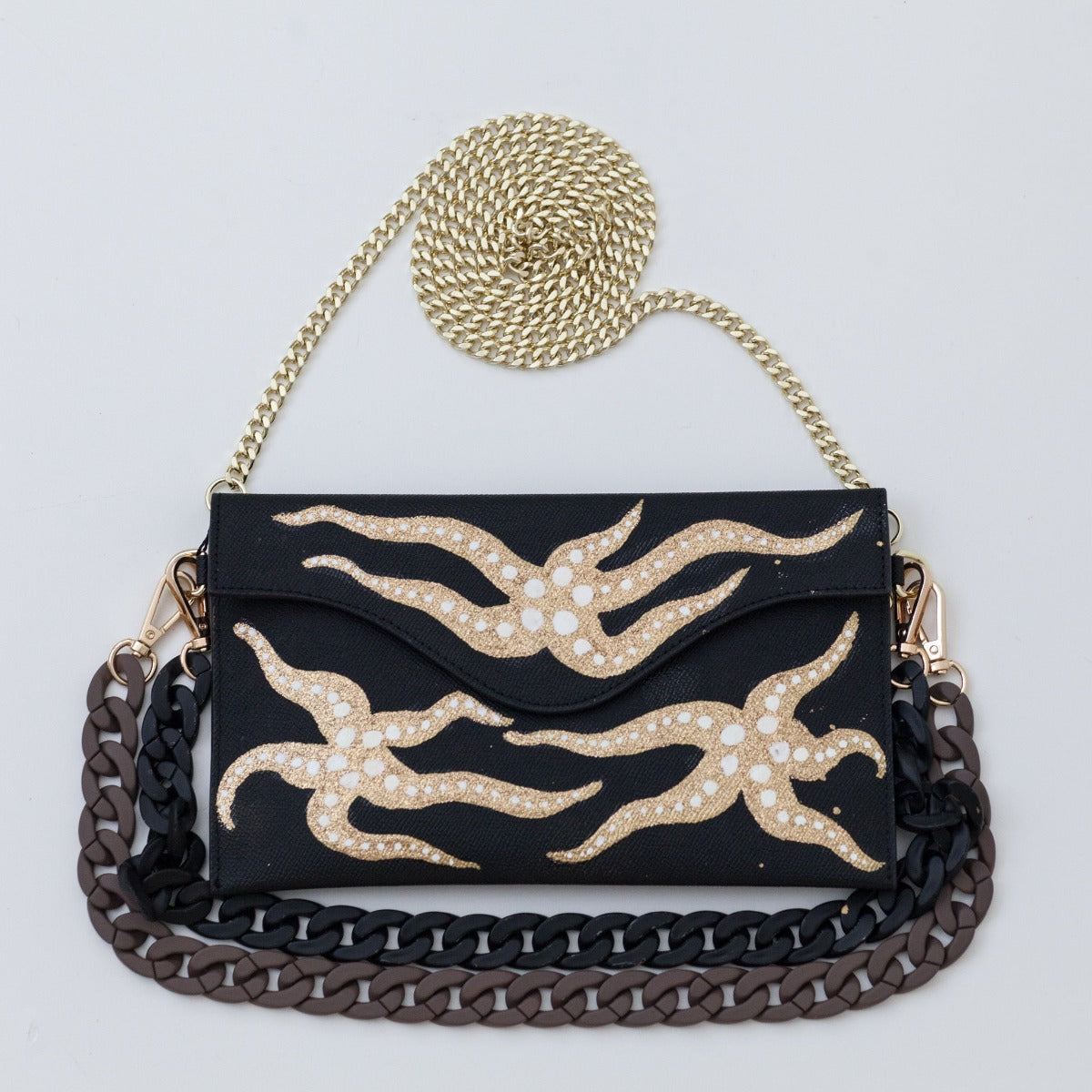 Anca Barbu Sabrina Bag, Starfish, Gold