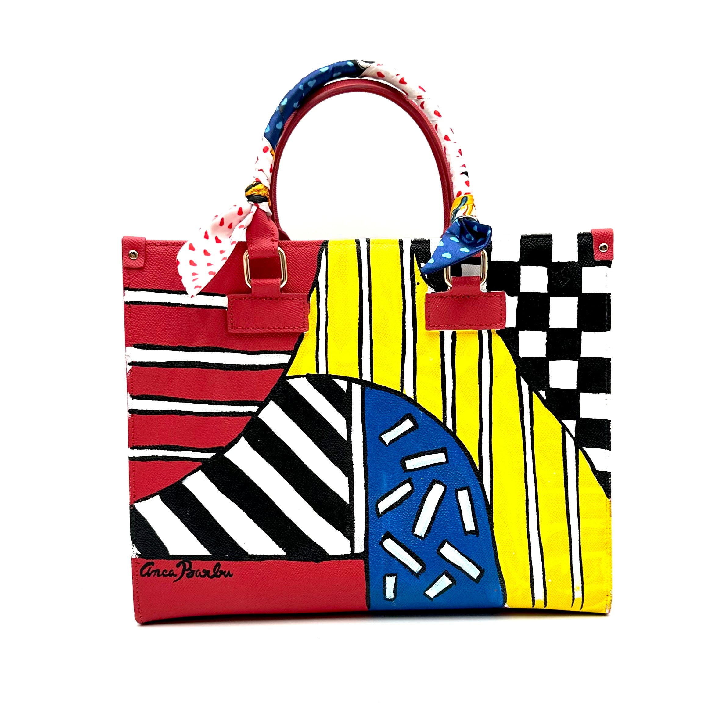 Anca Barbu Nicole Red Bag, Mondrian Fine Art