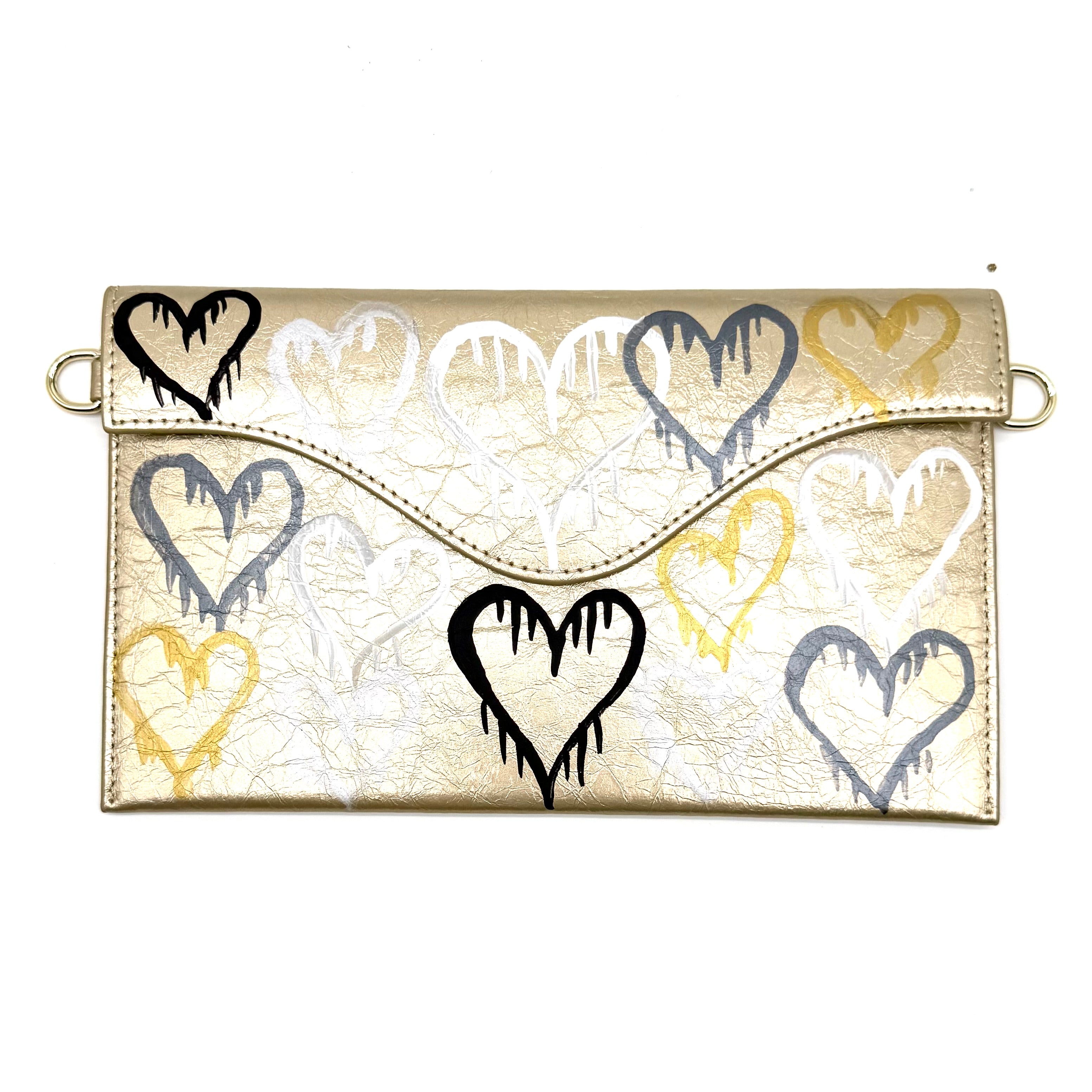 Anca Barbu Sabrina Gold “Metallic Grafitti Hearts”