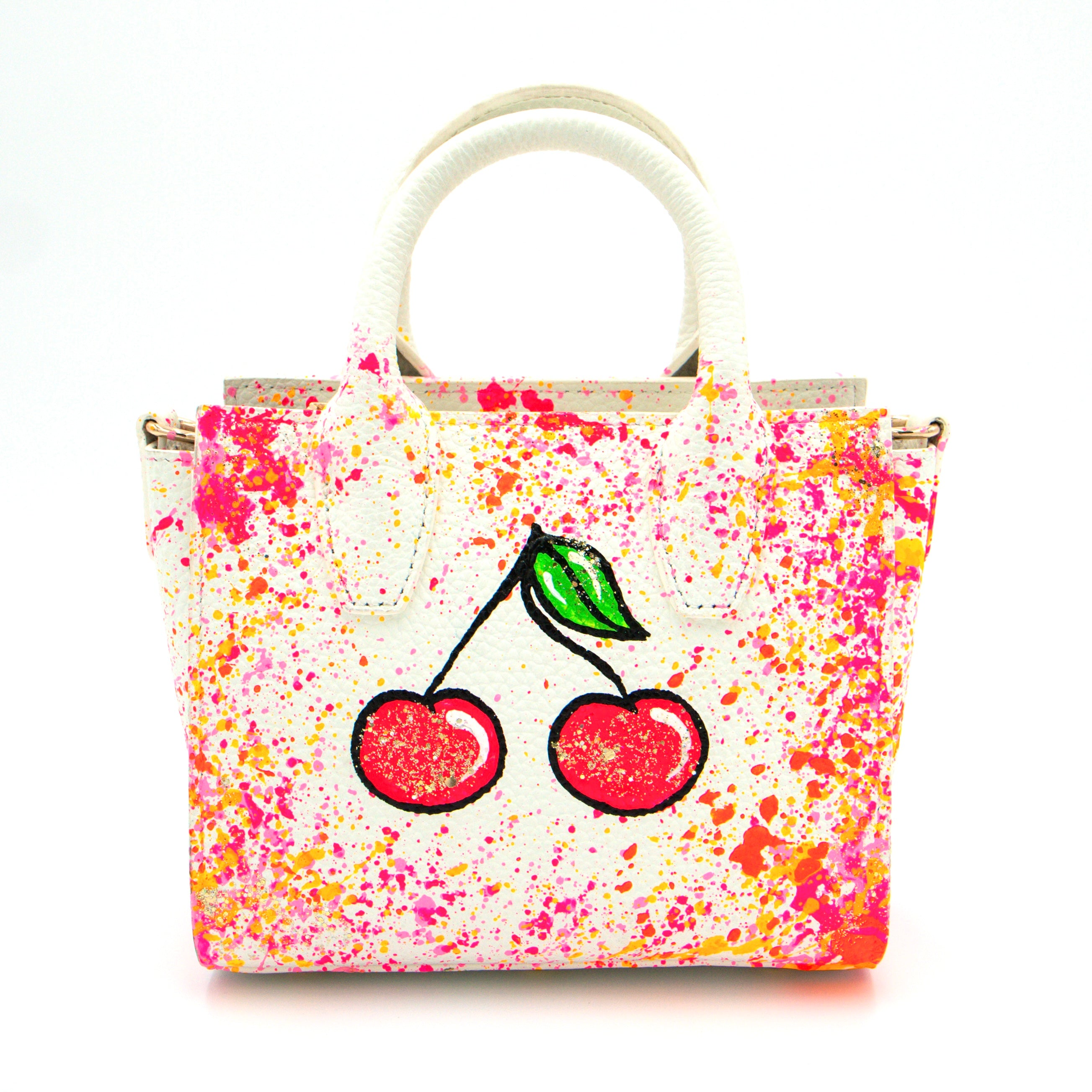 Anca Barbu Camila Bag, Cherries, Spring Pink