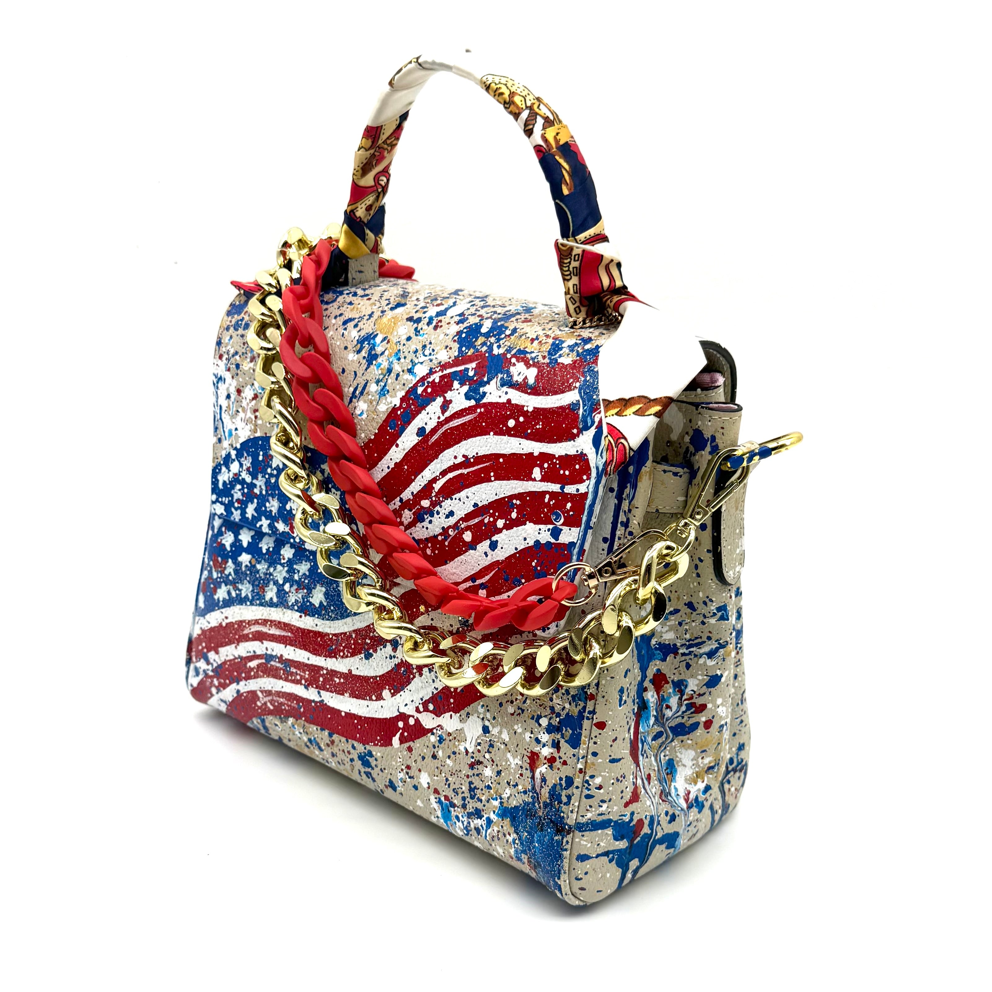 Anca Barbu Vicky beige “American Flag”