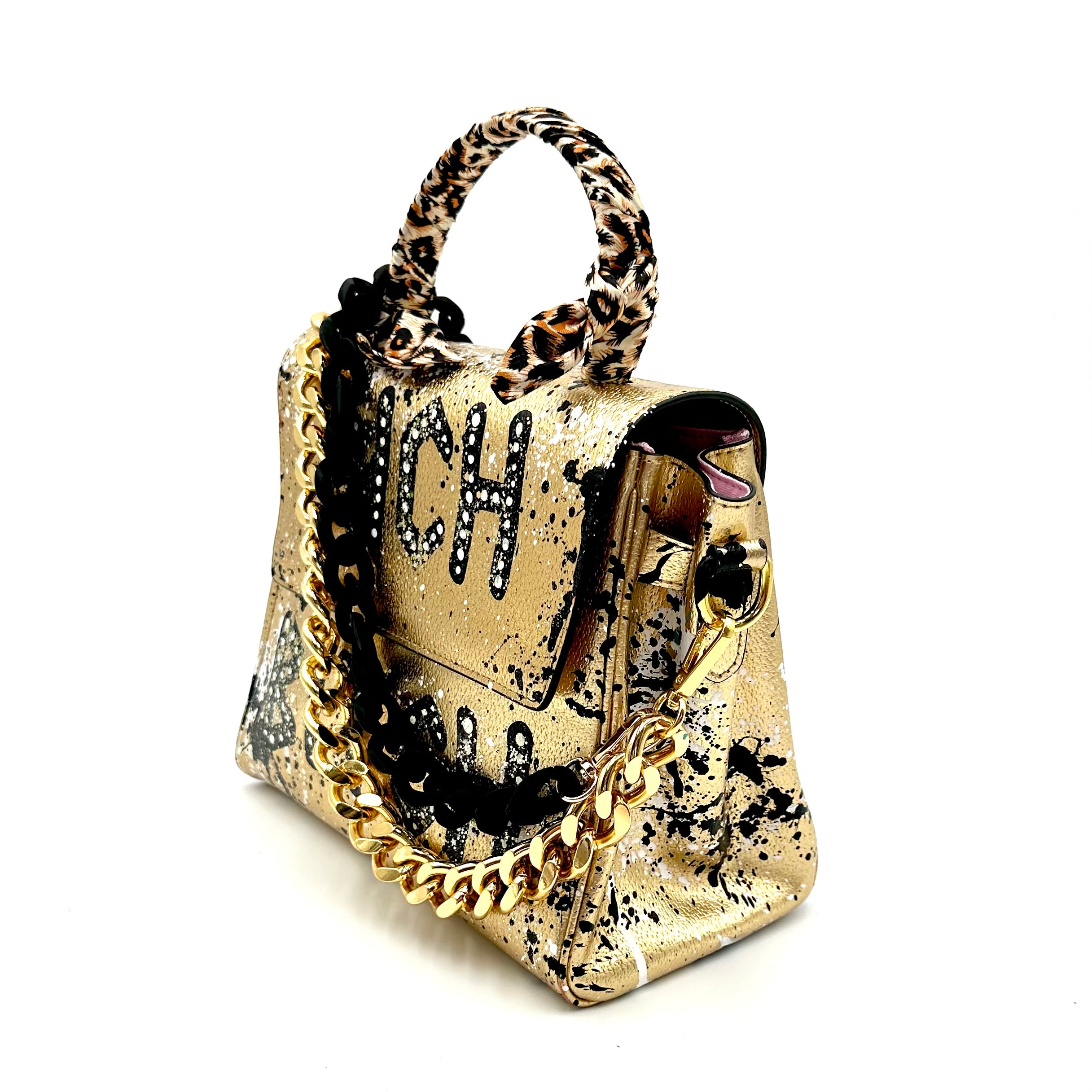 Anca Barbu Vicky Bag, Rich Bitch, Metallic