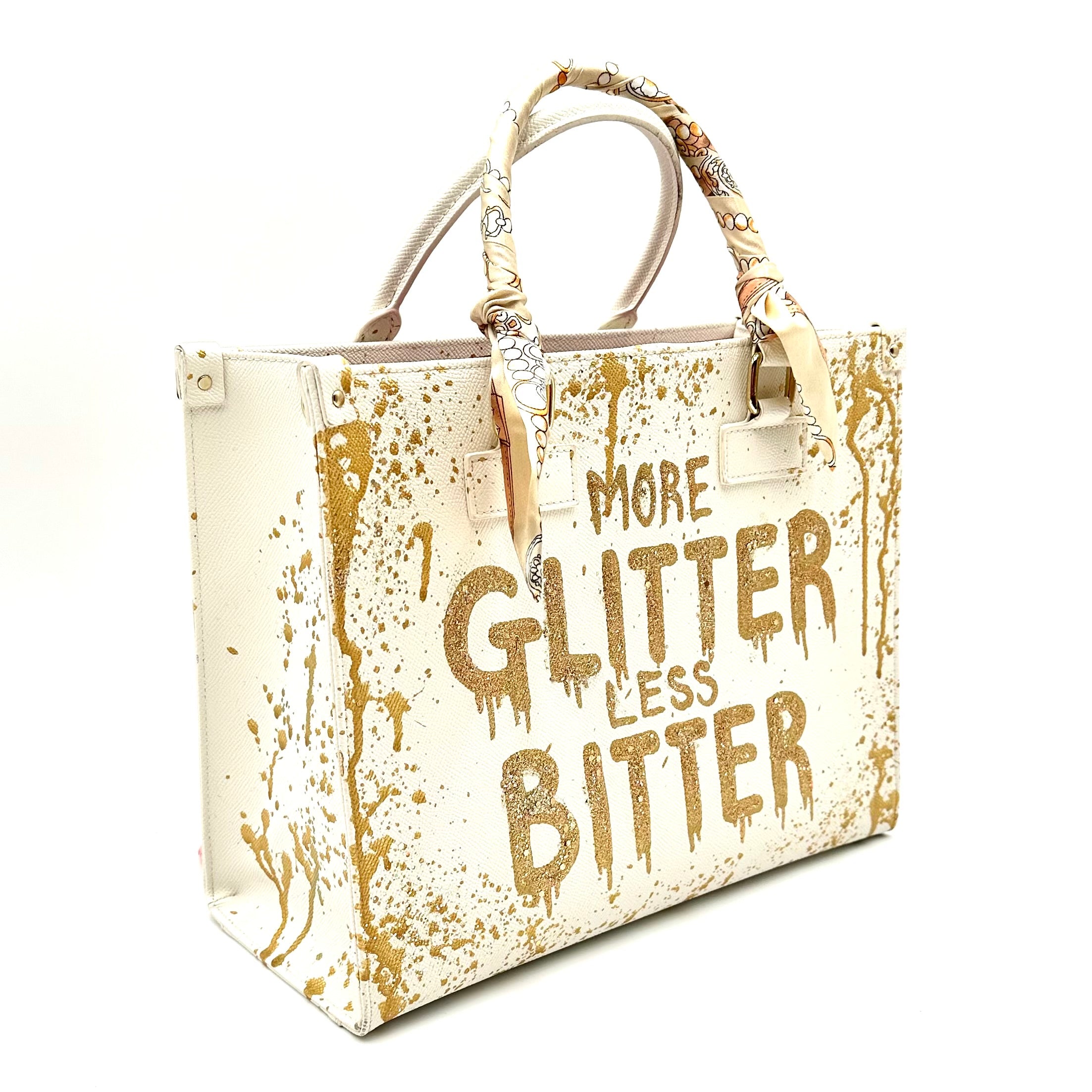 Anca Barbu Nicole Bag, More Glitter Less Bitters, Gold
