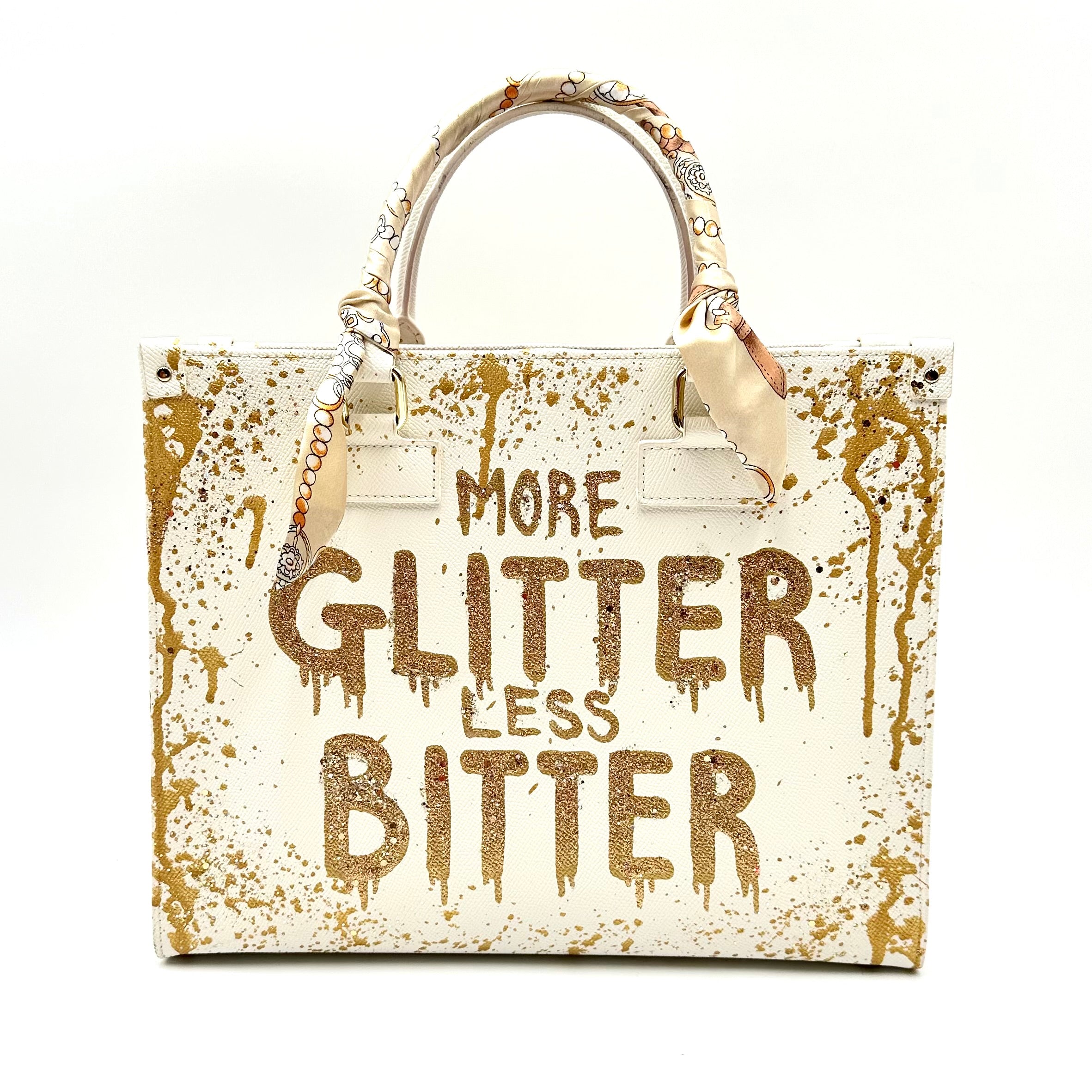 Anca Barbu Nicole Bag, More Glitter Less Bitters, Gold