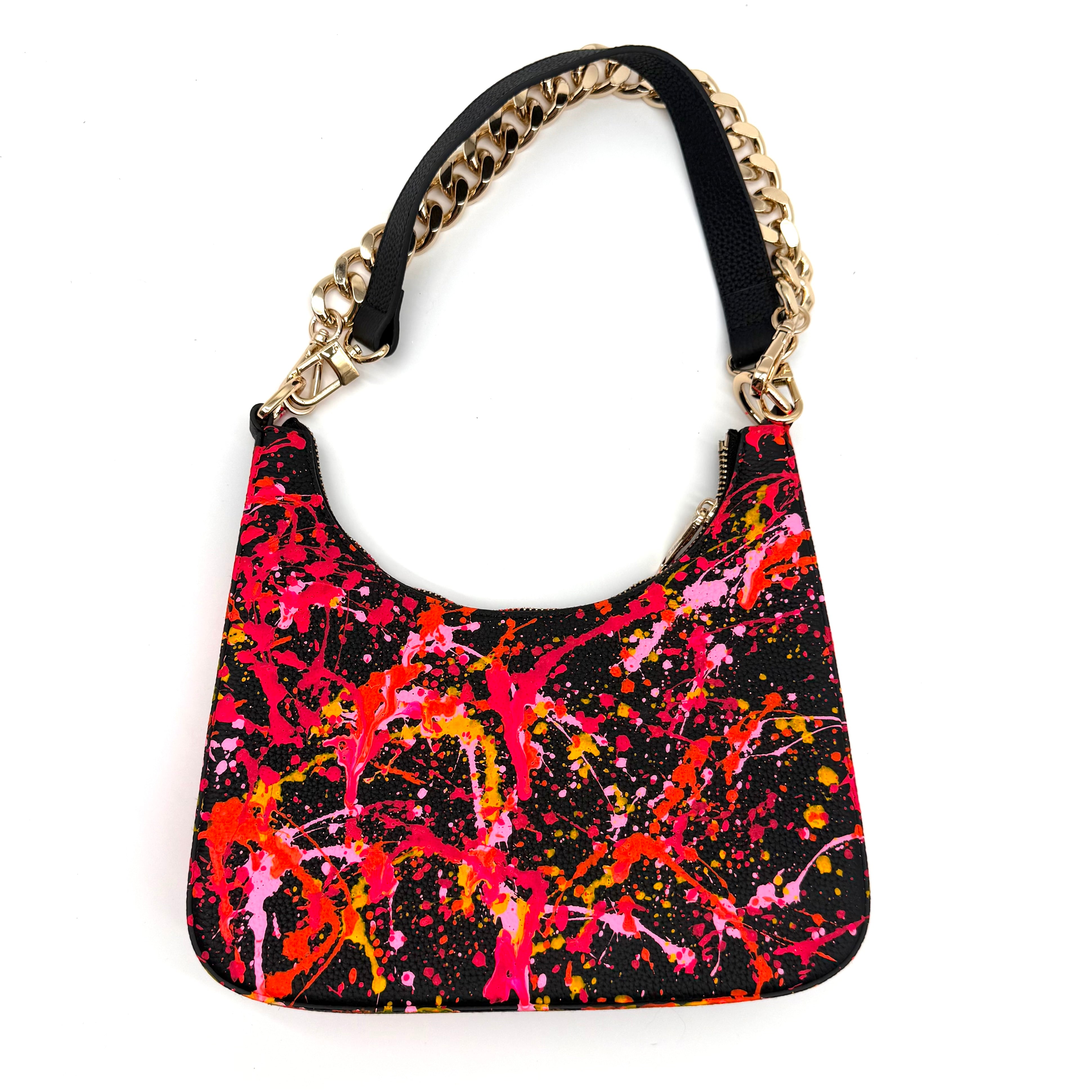 Anca Barbu Mika Black “Pink Splashes”