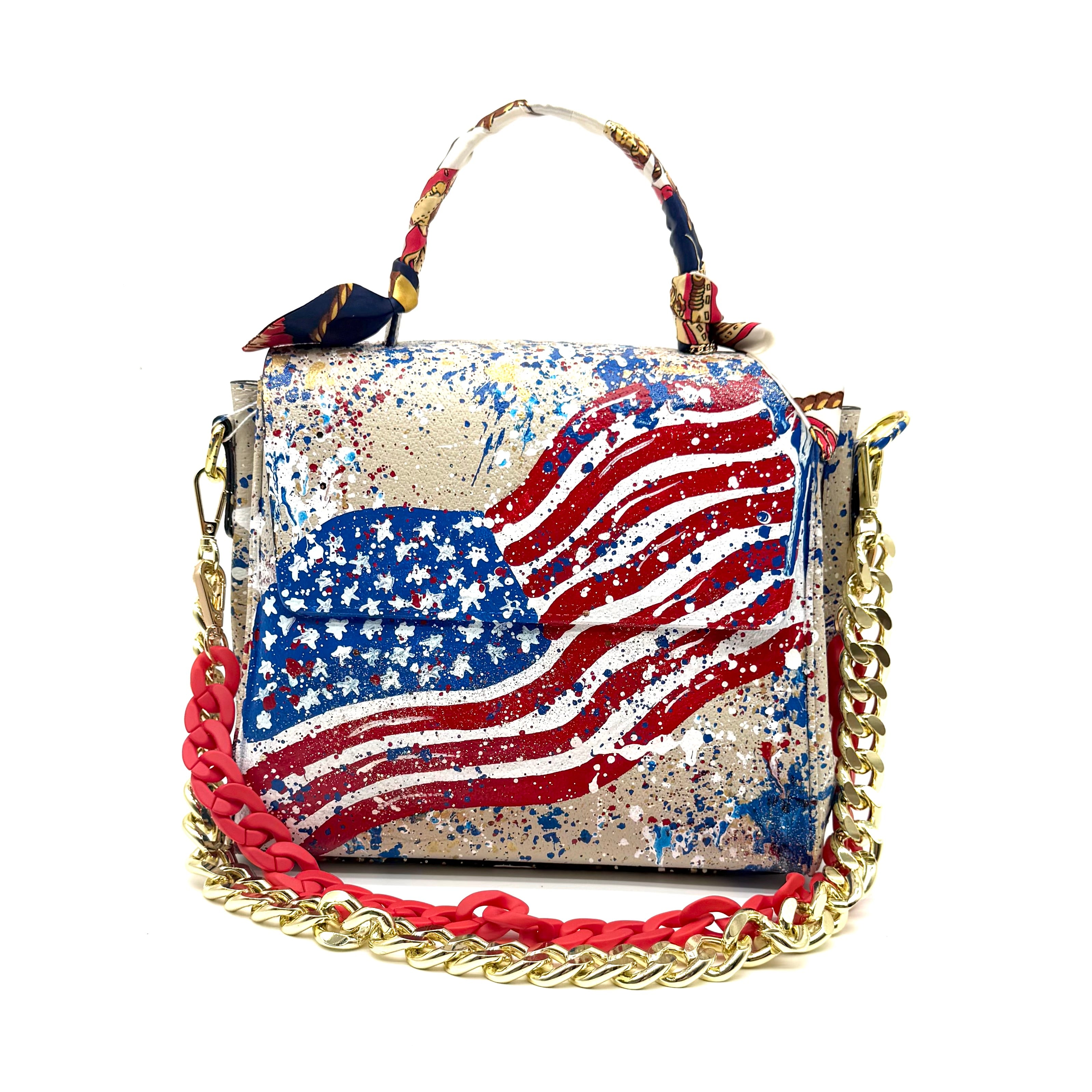 Anca Barbu Vicky beige “American Flag”