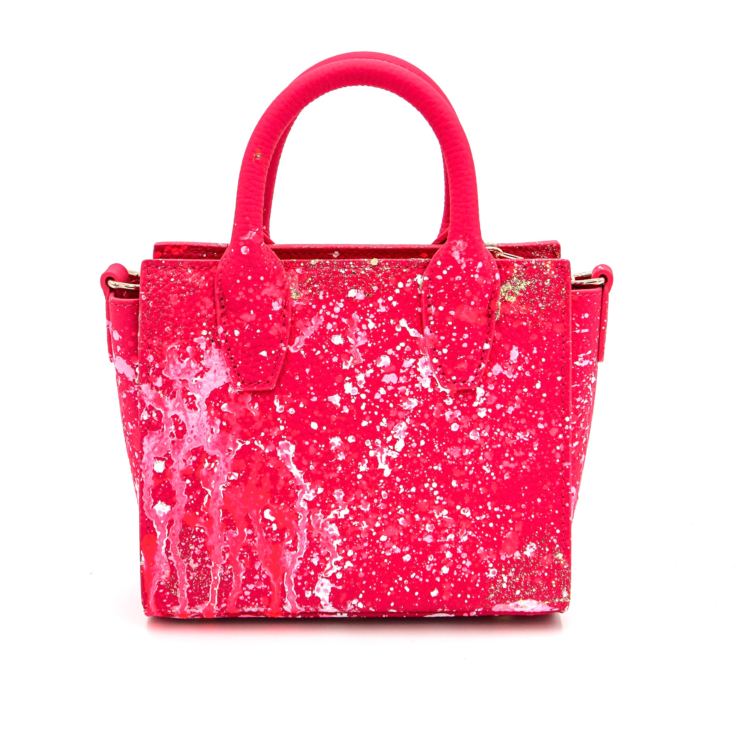 Anca Barbu Camila Bag, LOVE, White and Pink