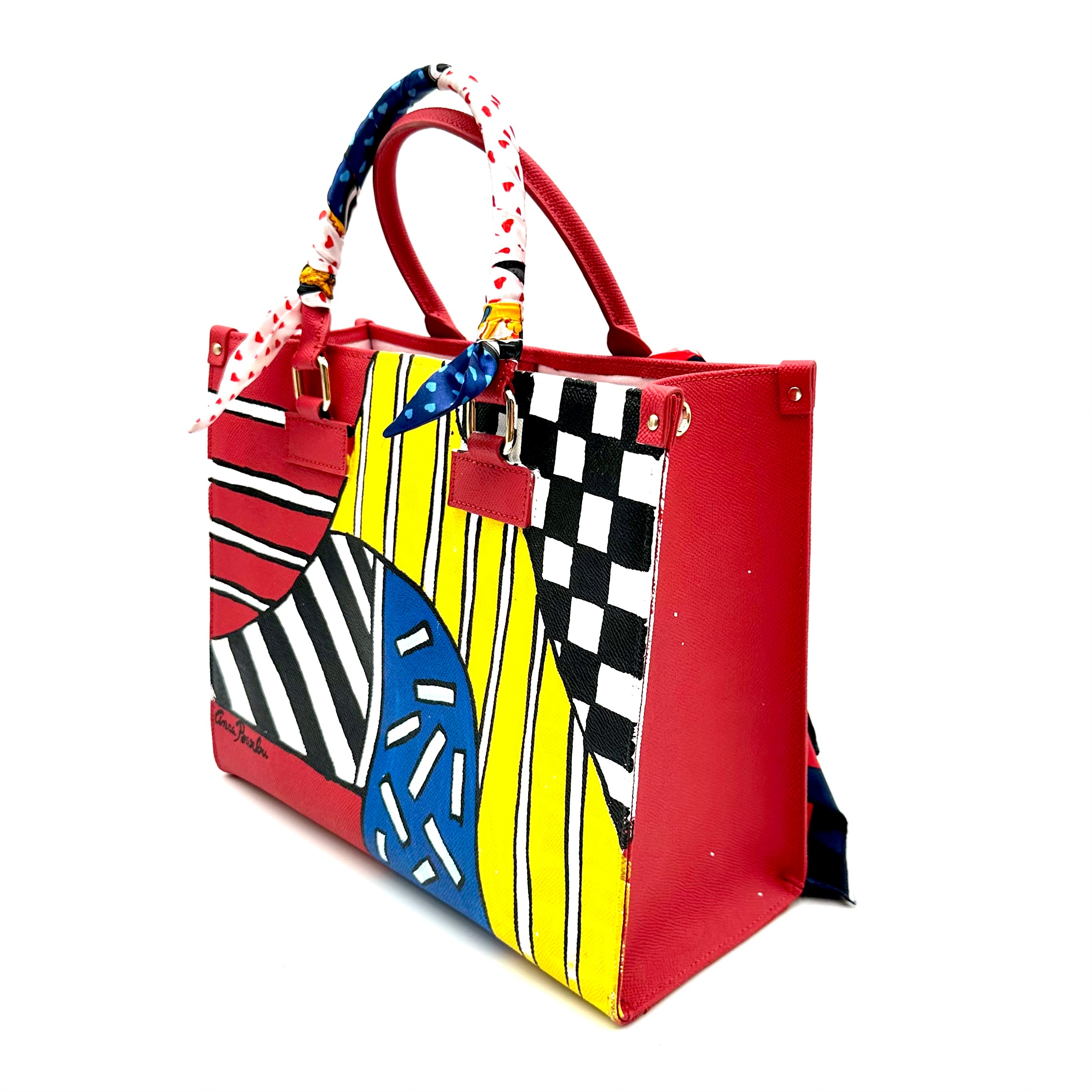 Anca Barbu Nicole Red Bag, Mondrian Fine Art