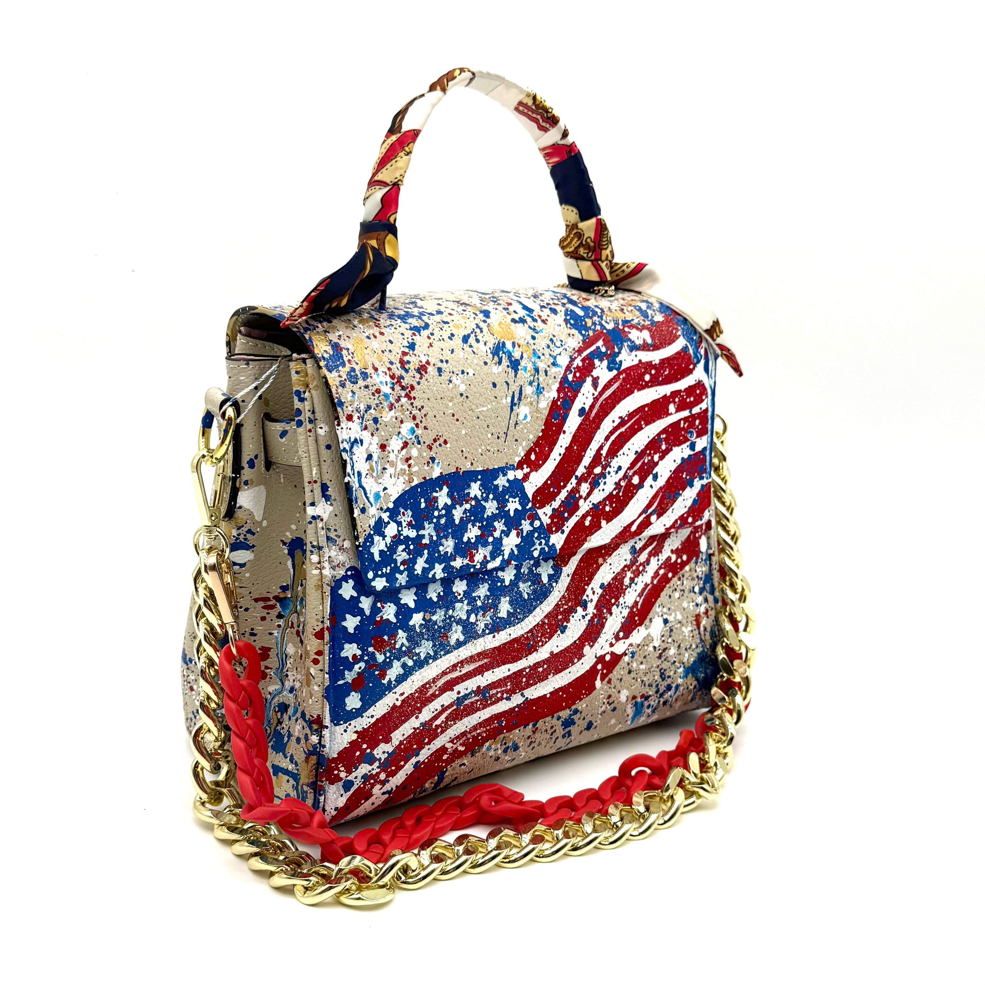 Anca Barbu Vicky beige “American Flag”