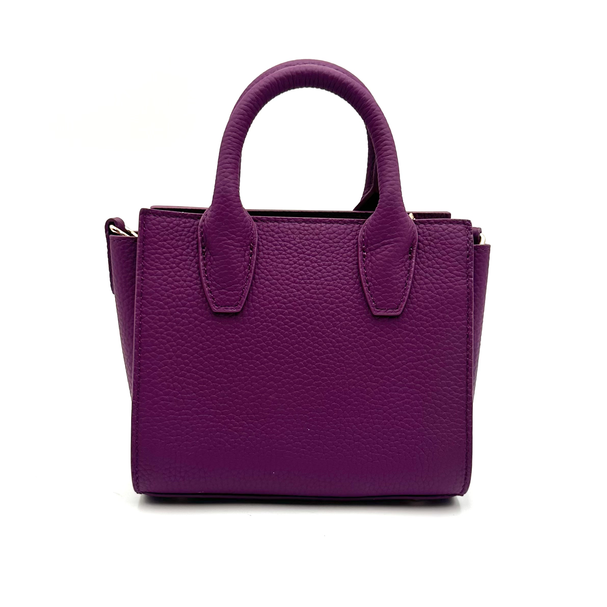 Anca Barbu Camila Purple Bag, Bright Palms
