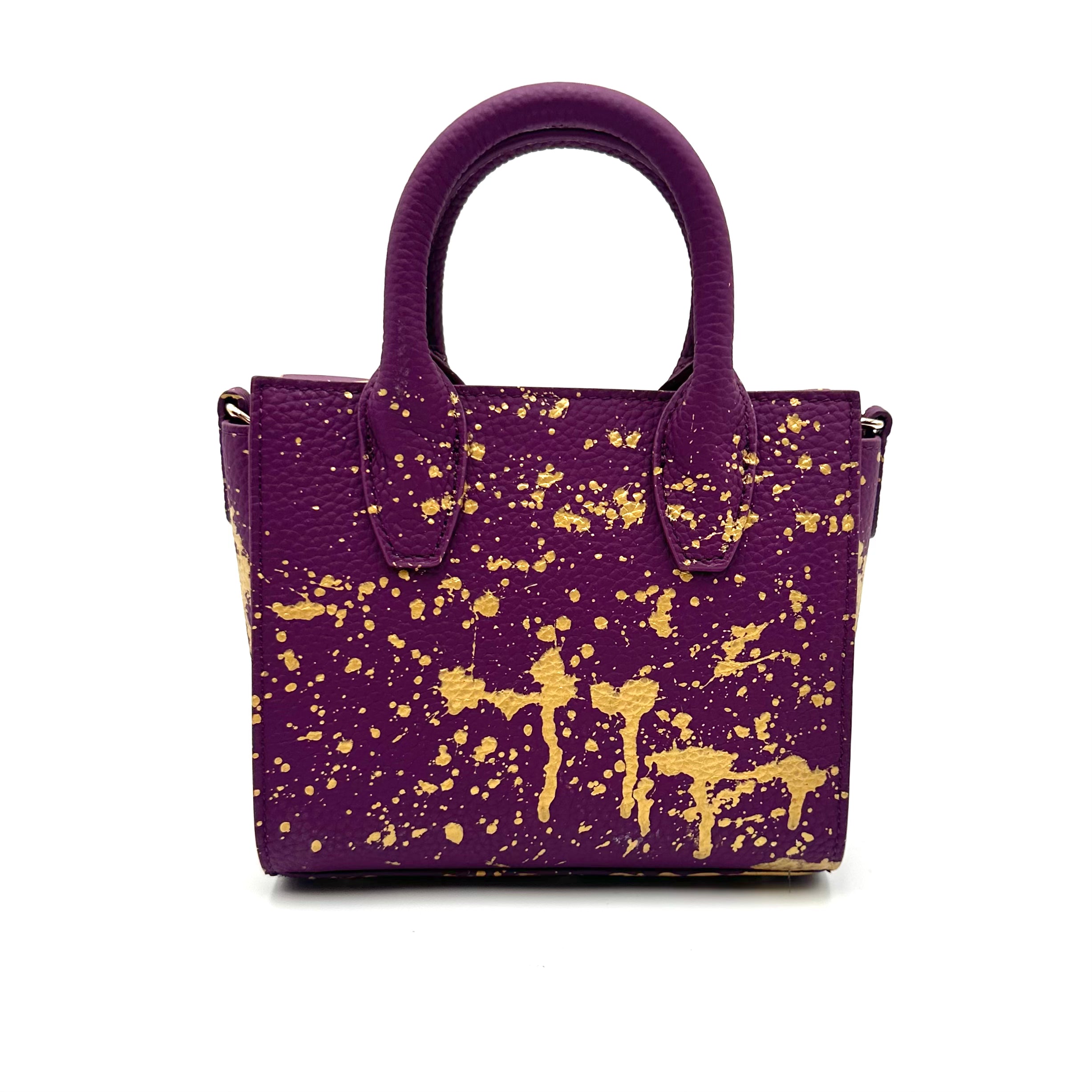 Anca Barbu Camila Purple Bag, Gold Emotional Baggage