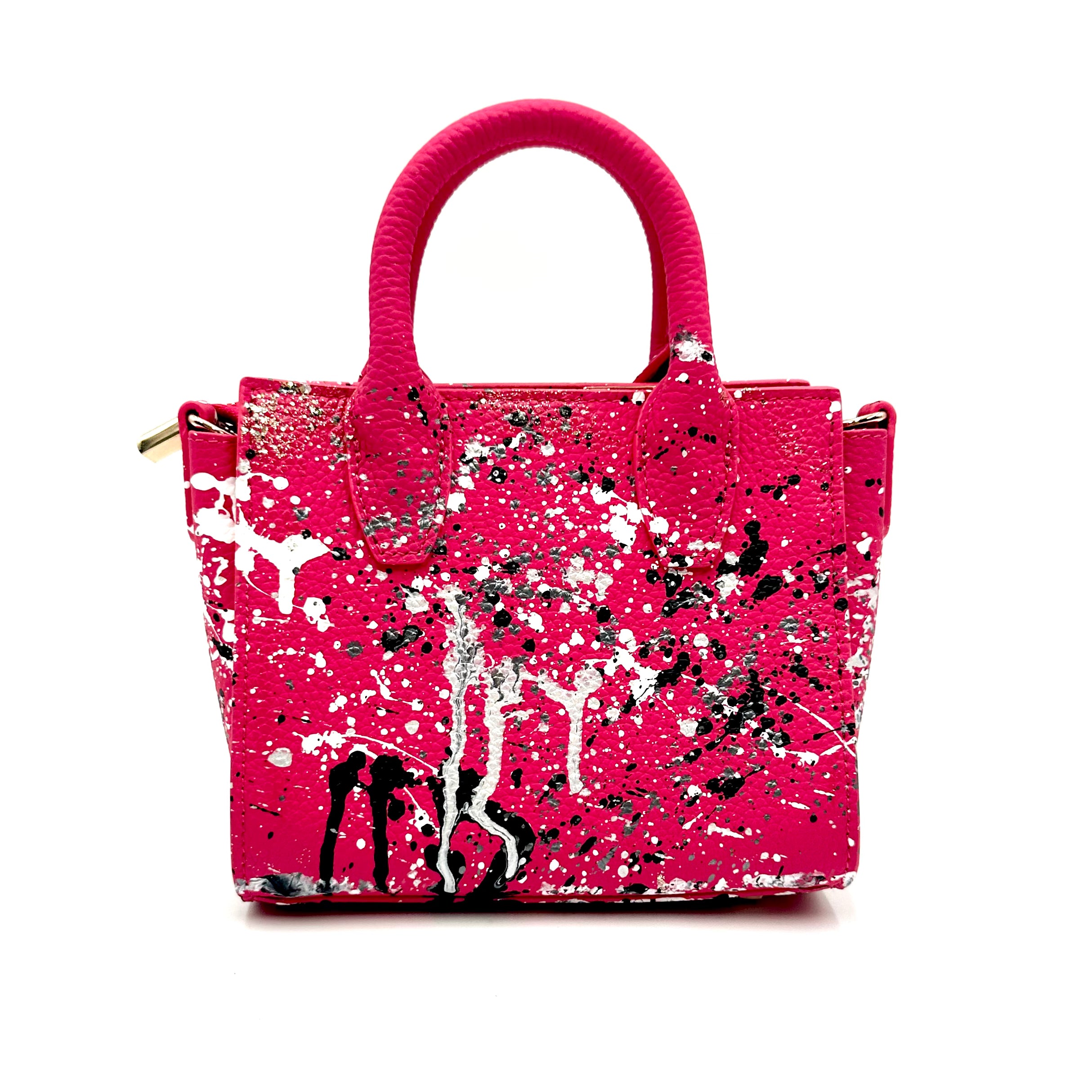 Anca Barbu Camila Pink Bag, Black Boss