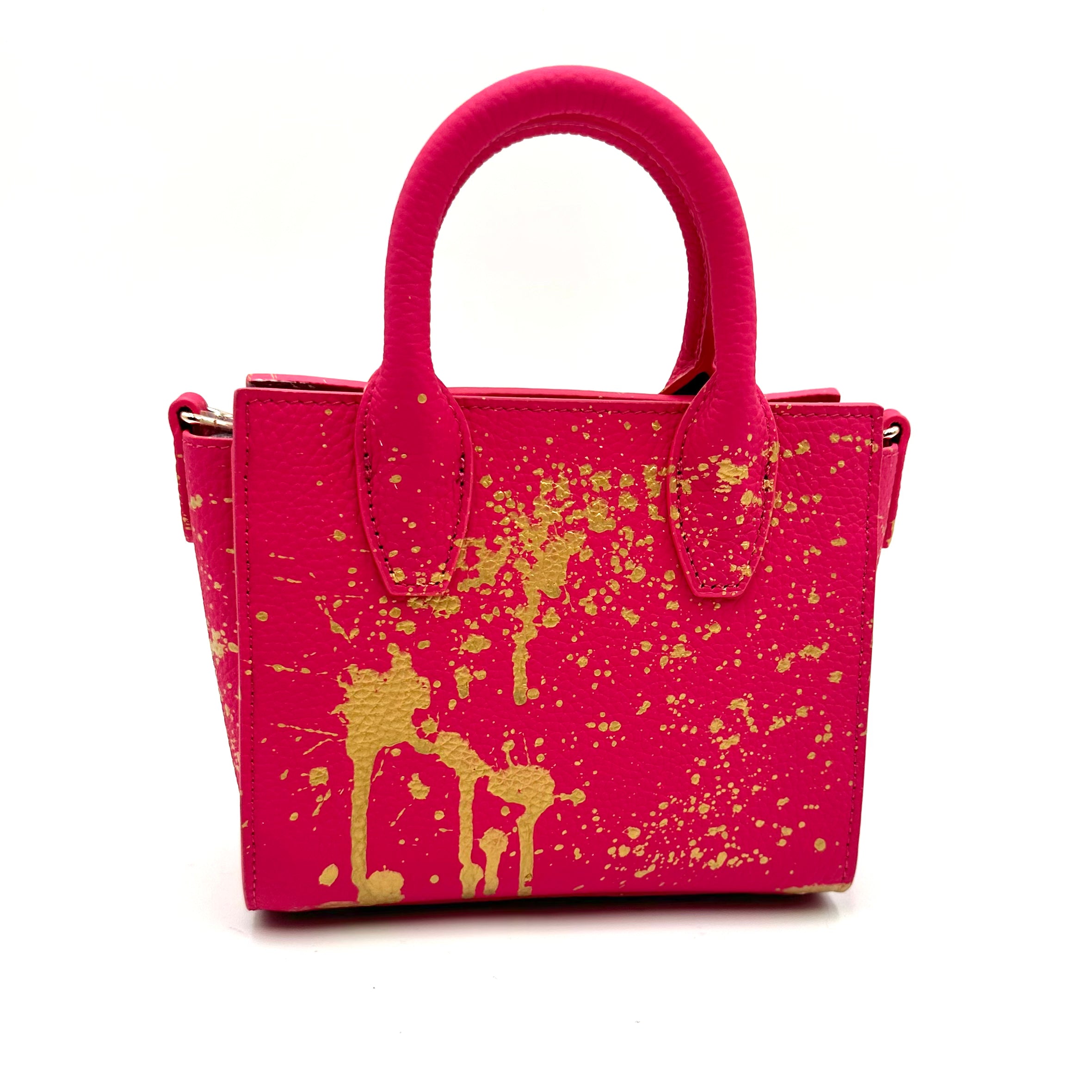 Anca Barbu Camila Pink Bag, Gold Starfish