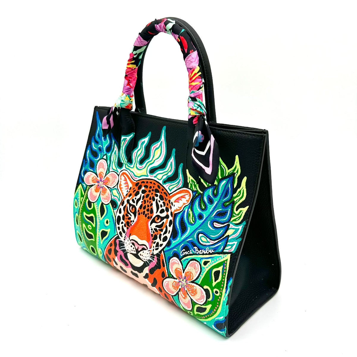 Anca Barbu Sophia Bag, Tropical Cheetah