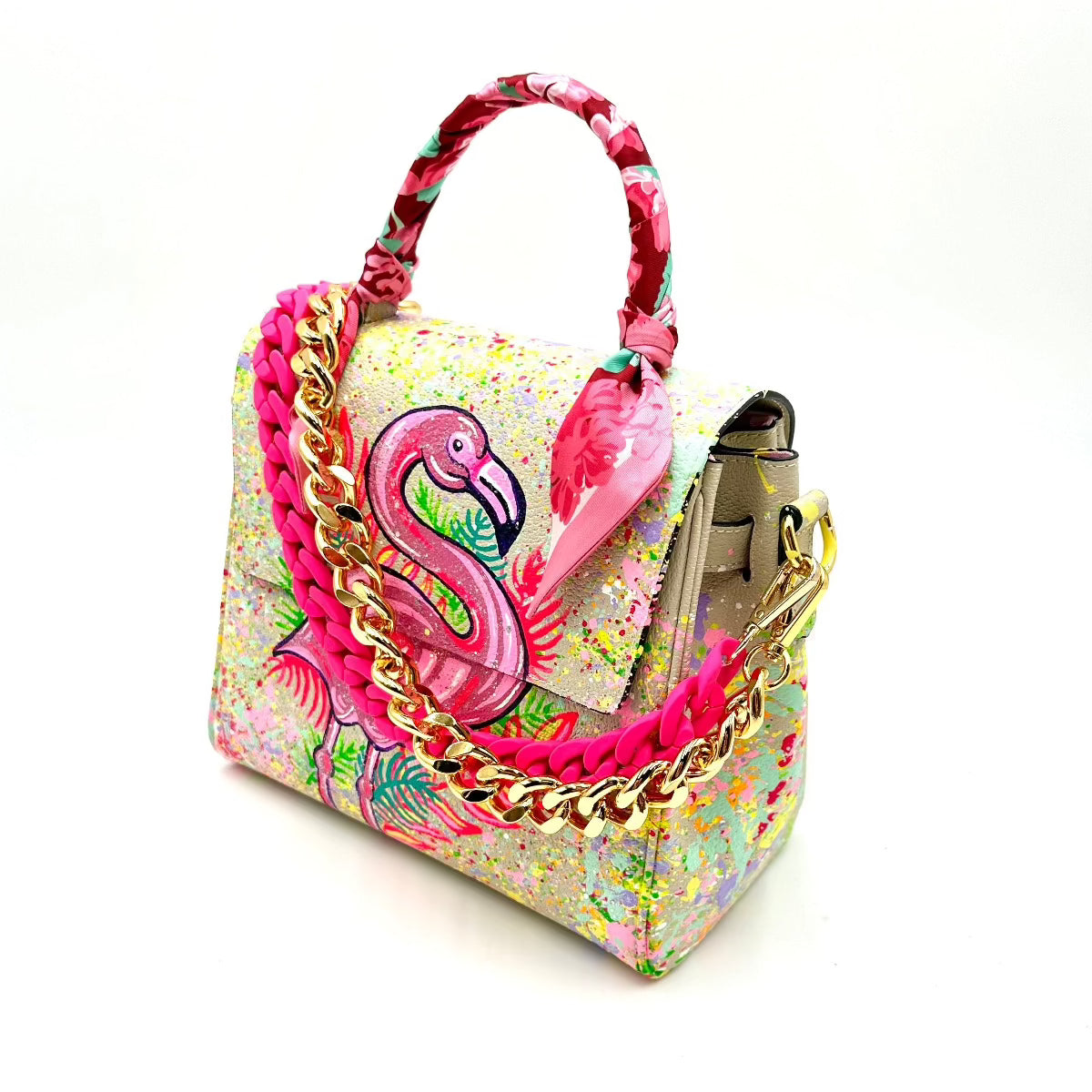 Anca Barbu Vicky Bag, Flamingo