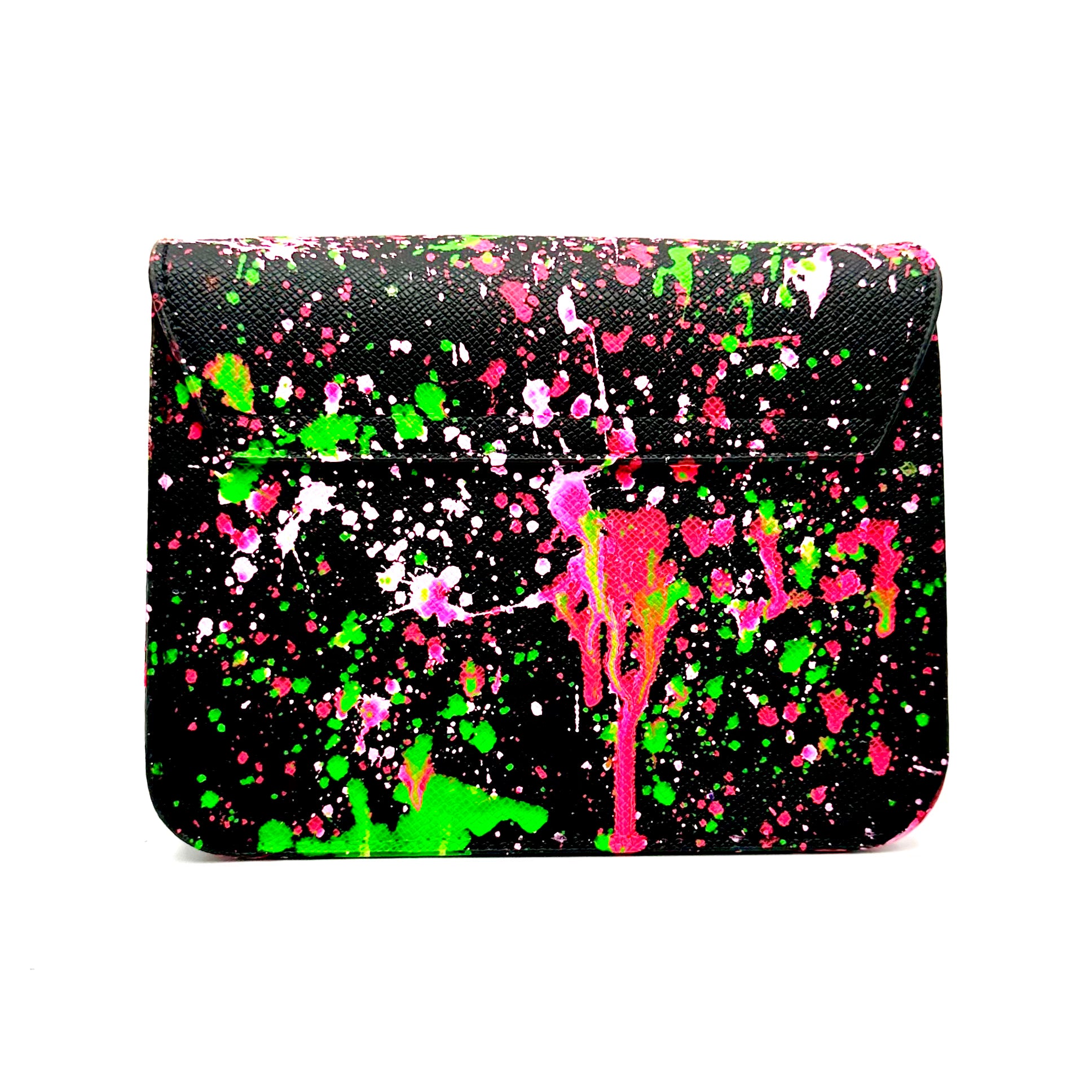 Anca Barbu Carolina Black Bag, Rodeo Queen,Green And Pink