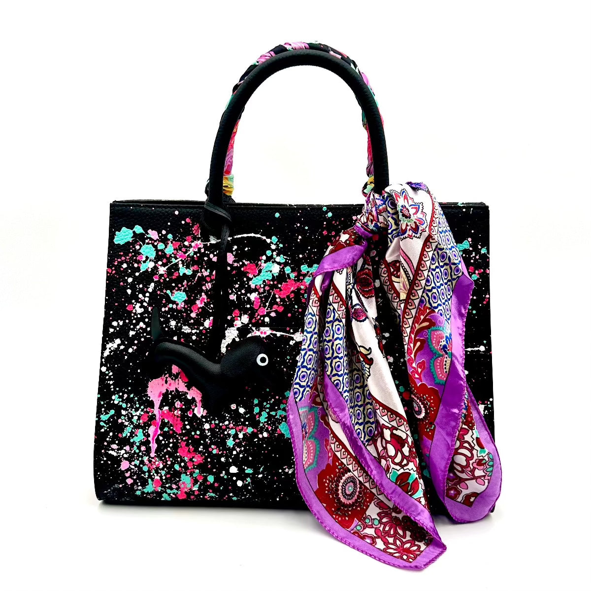 Anca Barbu Sophia Bag, Green Lips
