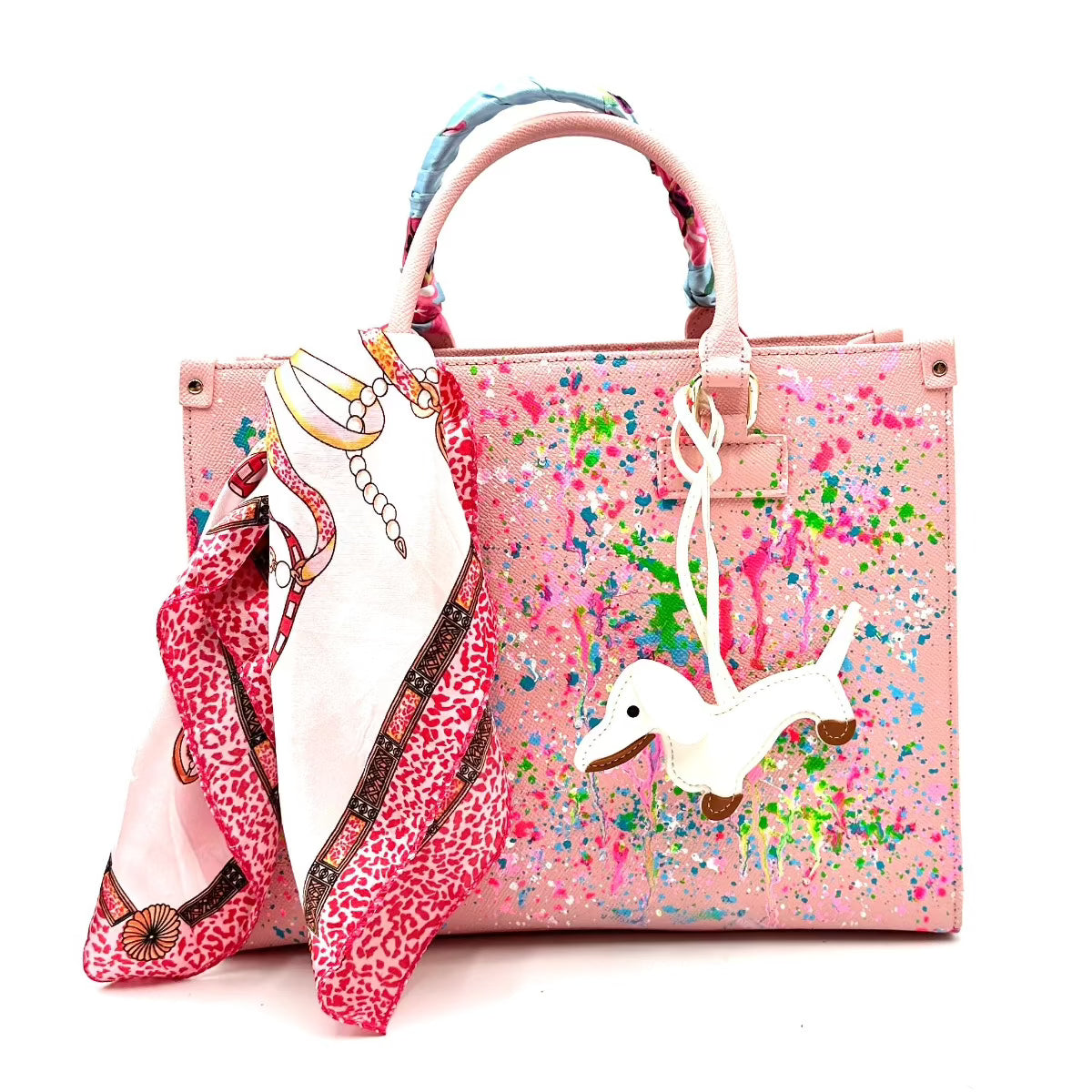 Anca Barbu Nicole Bag, Hibiscus Flowers